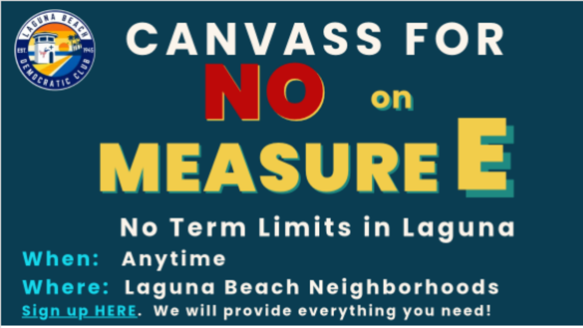 Canvass for Measure E