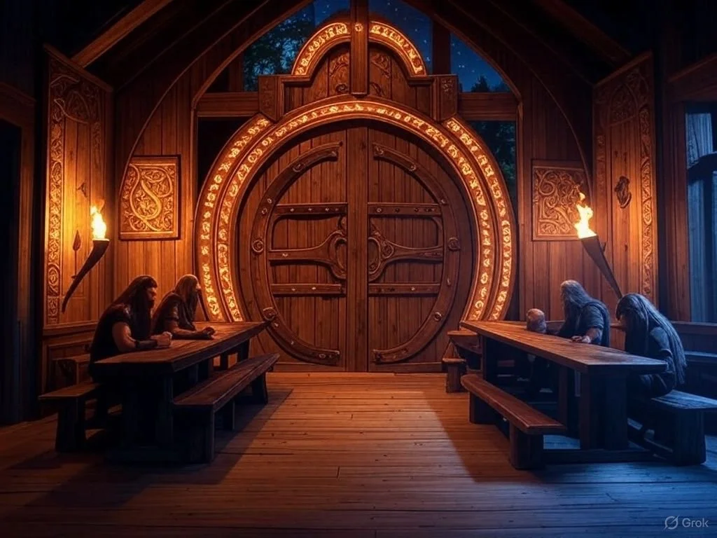 Raise your horn! Join our private &lsquo;Mead Hall&rsquo; group on Facebook for sacred lore. Follow us &amp; stay connected! #MeadClan