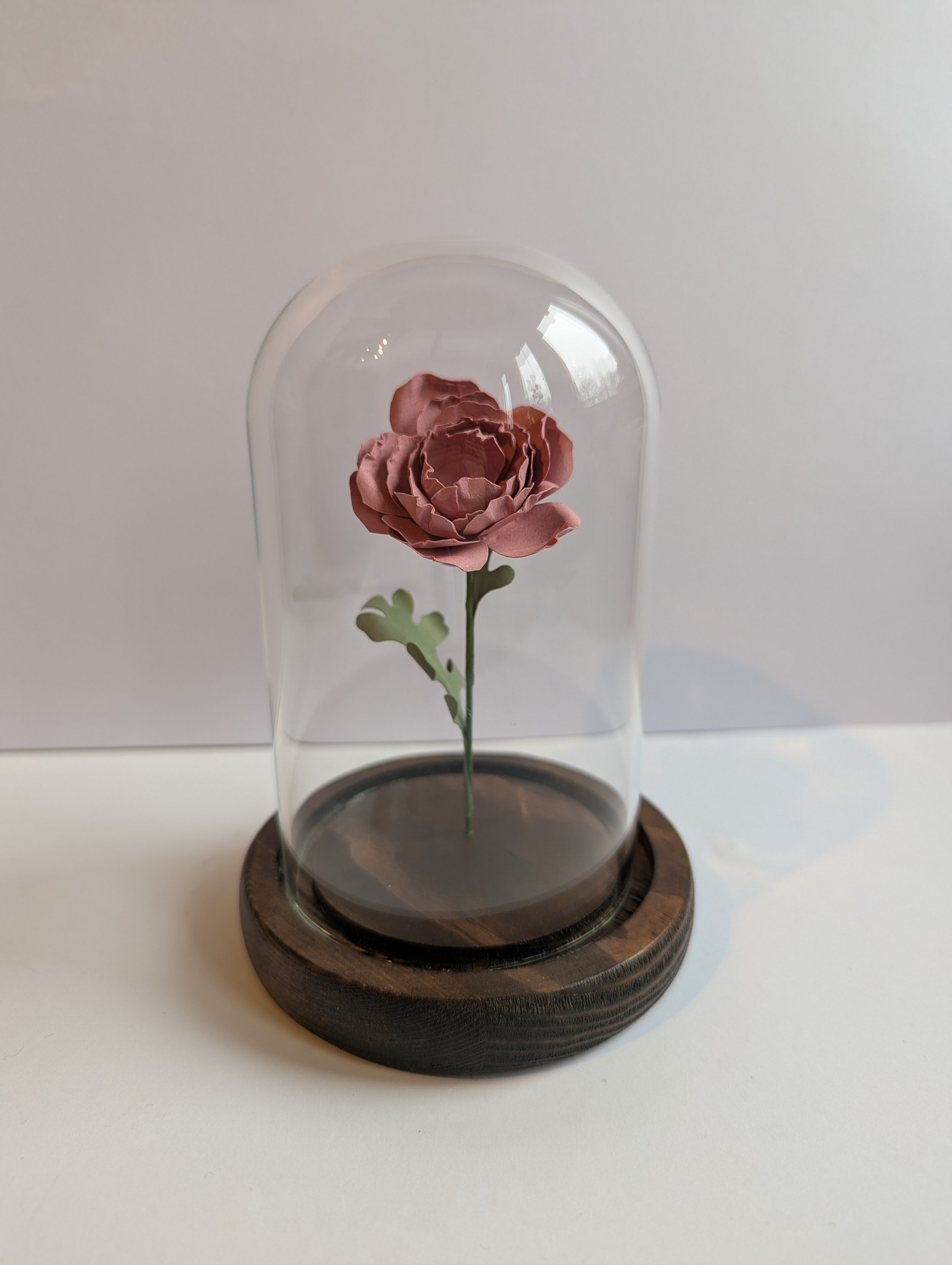 Totally Ranunculus. Pink. Paper-cut Flower Sculpture.