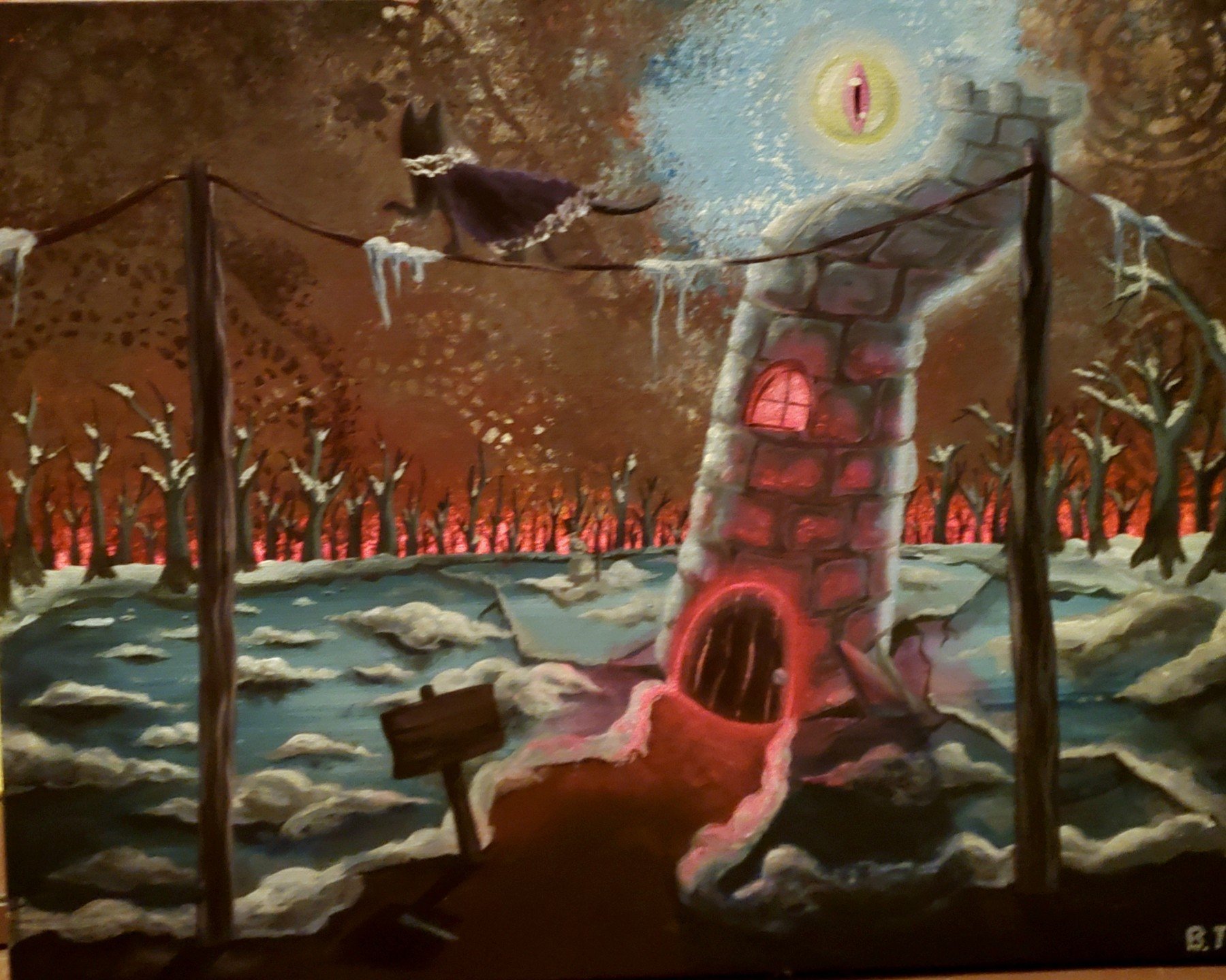 'Wizard Tower' prints are available using the link in my bio!

A regal cat notices a never-before-seen tower, seemingly having erupted from the ice lake...

#creativecommissions #commissionswelcome