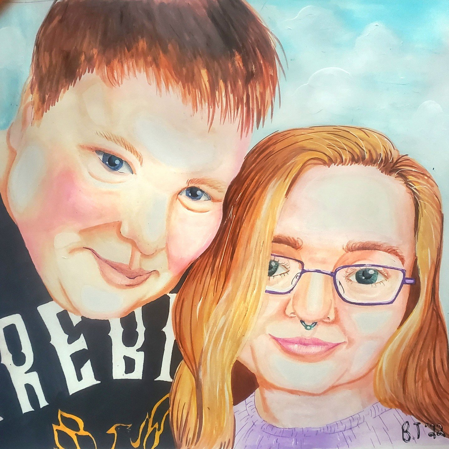 A watercolor commission done for an old friend of mine.

#peopleportraits #creativecommissions #commissionswelcome