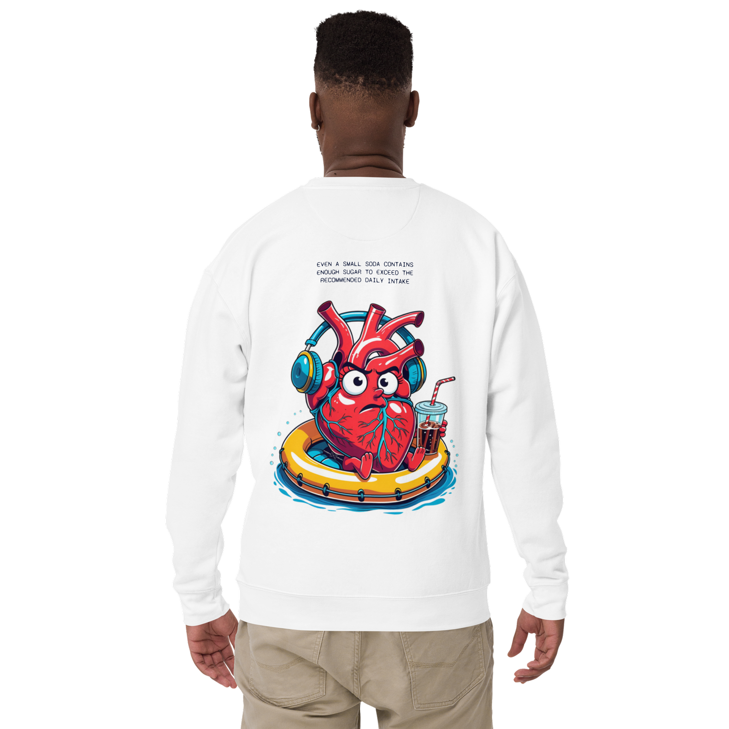 【すぐ届く/国内発】EMOTIONALLY UNAVAILABLE/HEART CREWNECK Emotionally Unavailable Mens Emo Crewneck – Extra Butter