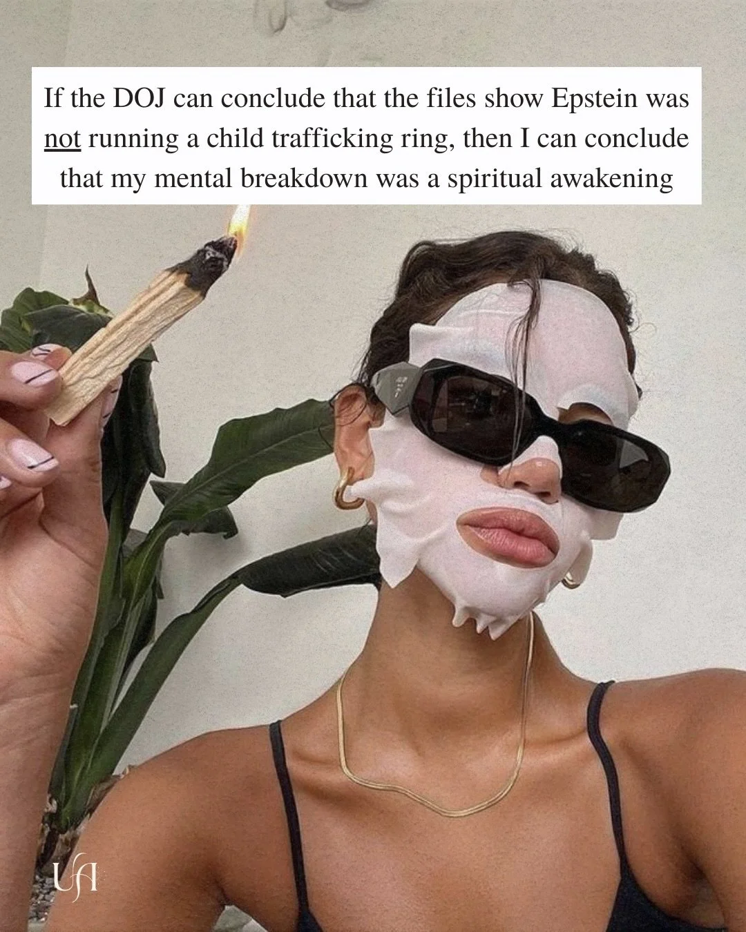 Your truth is your truth, I guess&hellip;

&bull;

#feralgirlwellness #epstein #messygirl #herbalmedicine #spiritualbaddie