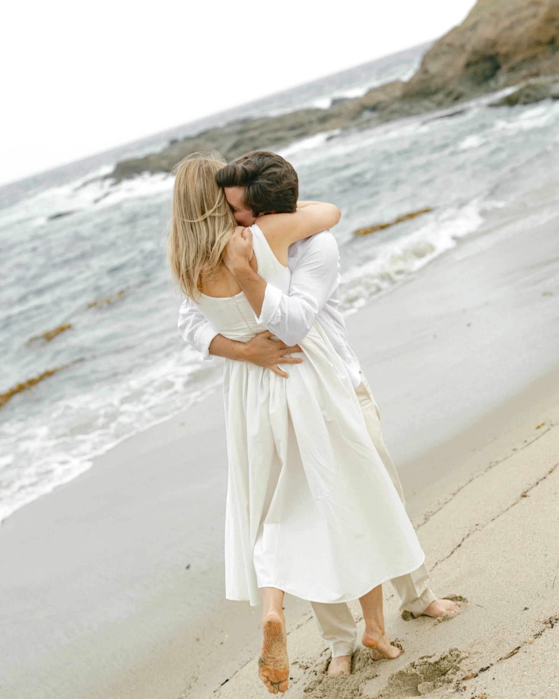 An evening well spent in Laguna with Katherine &amp; Bayle. 

☁️ The fog rolled in but no one seemed to care. Can&rsquo;t wait for their wedding this fall.