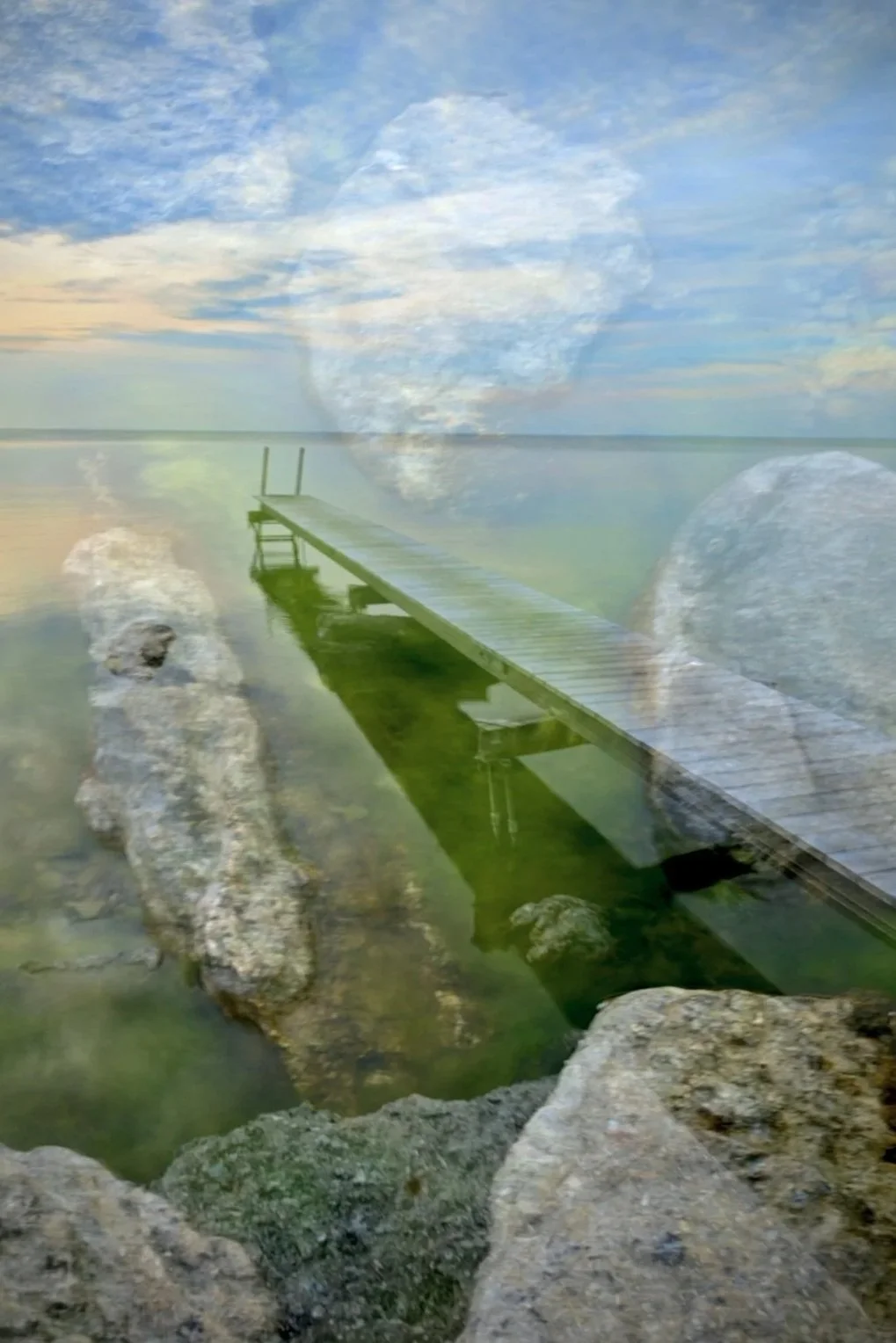 Seascape in creative photography workshop on Stora Karlsö in Sweden