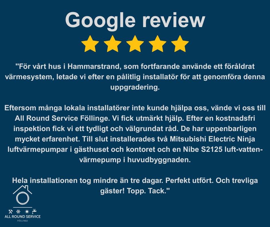 Google review ⭐️⭐️⭐️⭐️⭐️
På Allround Service hjälper vi gärna våra kunder med vår kunskap och våra tjänster. Tveka inte att kontakta oss för rådgivning och lösningar.
📧allroundservicefollinge@