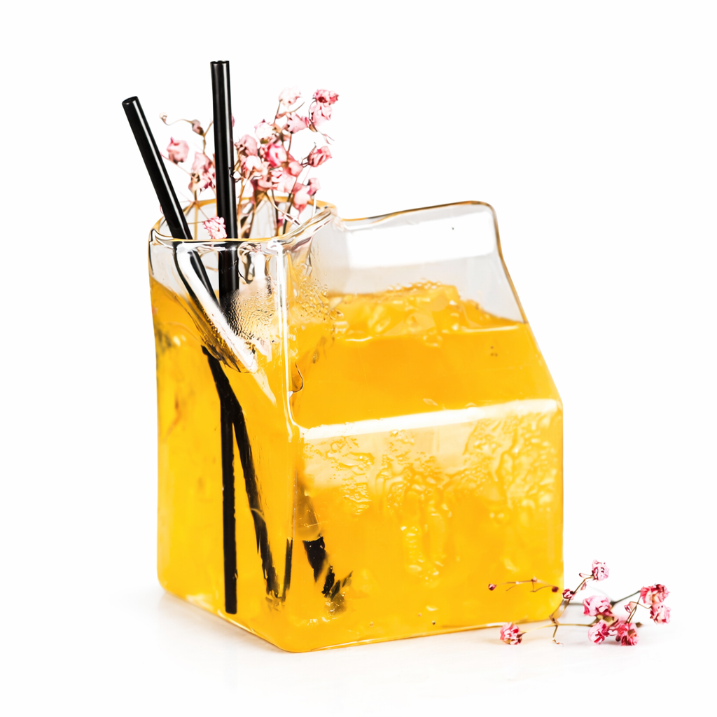 Empyrean Cocktail Glass Milk Box Shaped