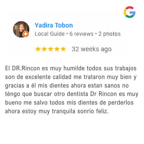 About 1 — Dr. Rincon Dental Care, PPLC