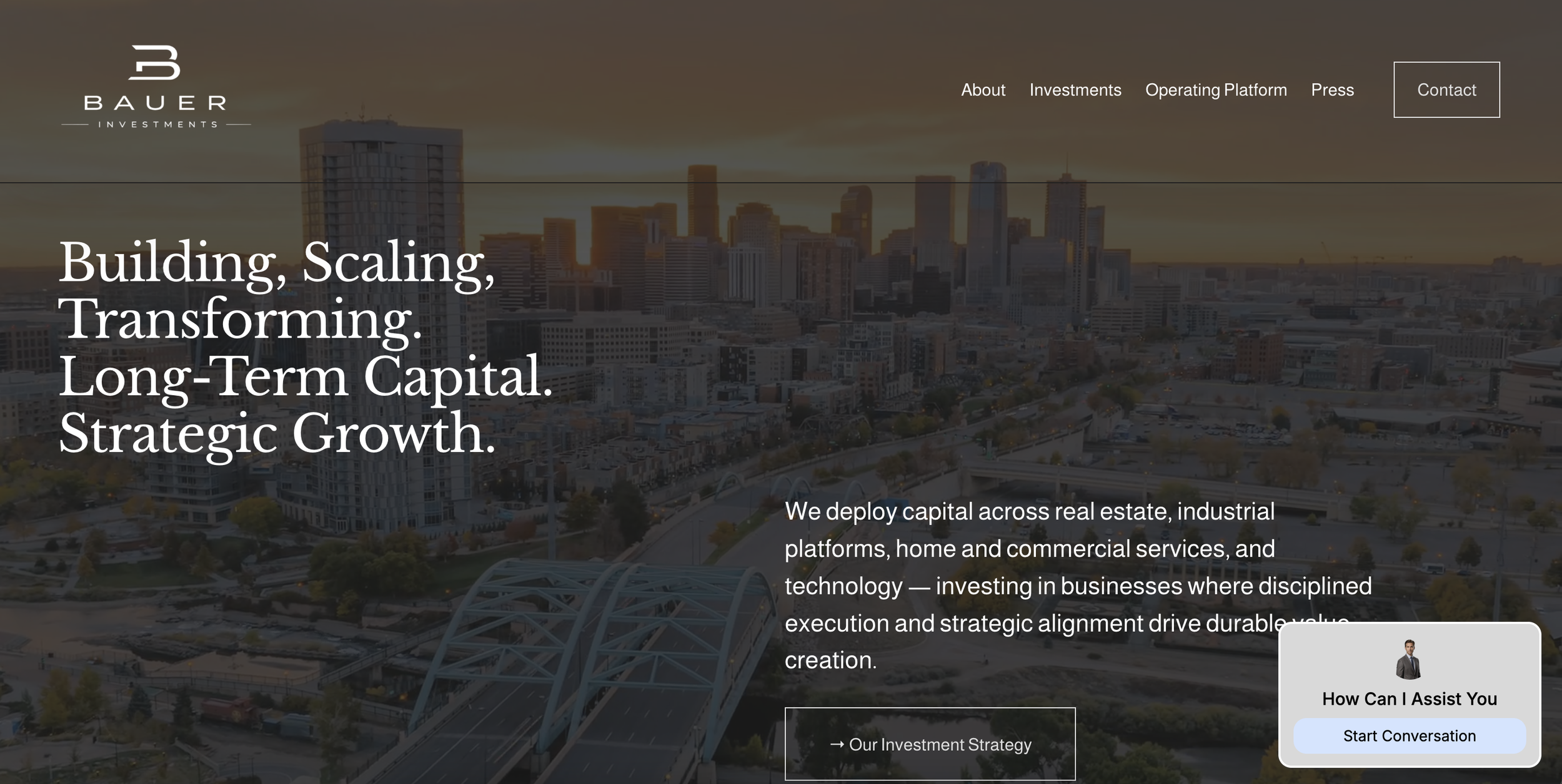 Bauer Investments | Website Development | Brand Design