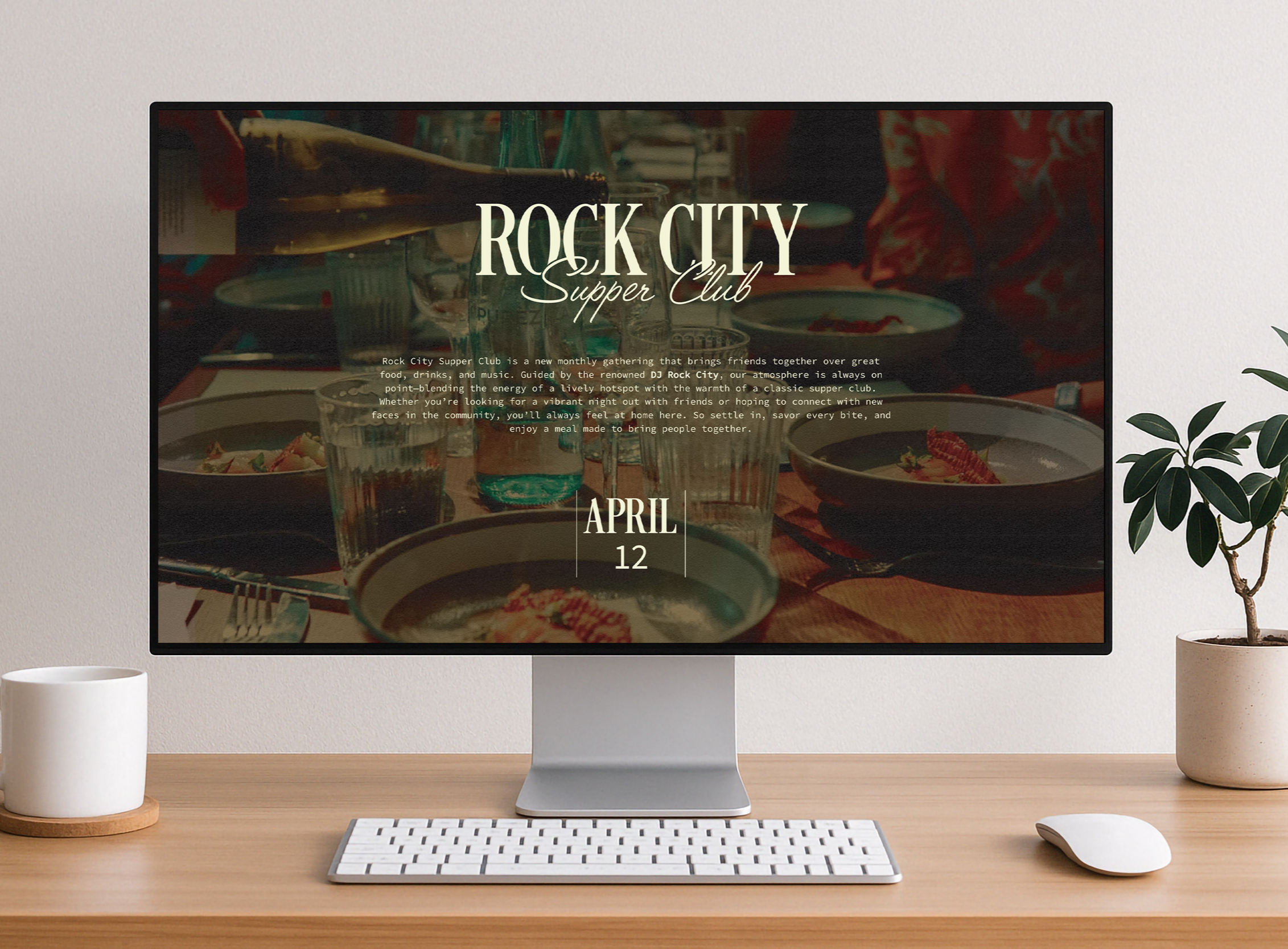 Rock City Supper Club - Branding & Website