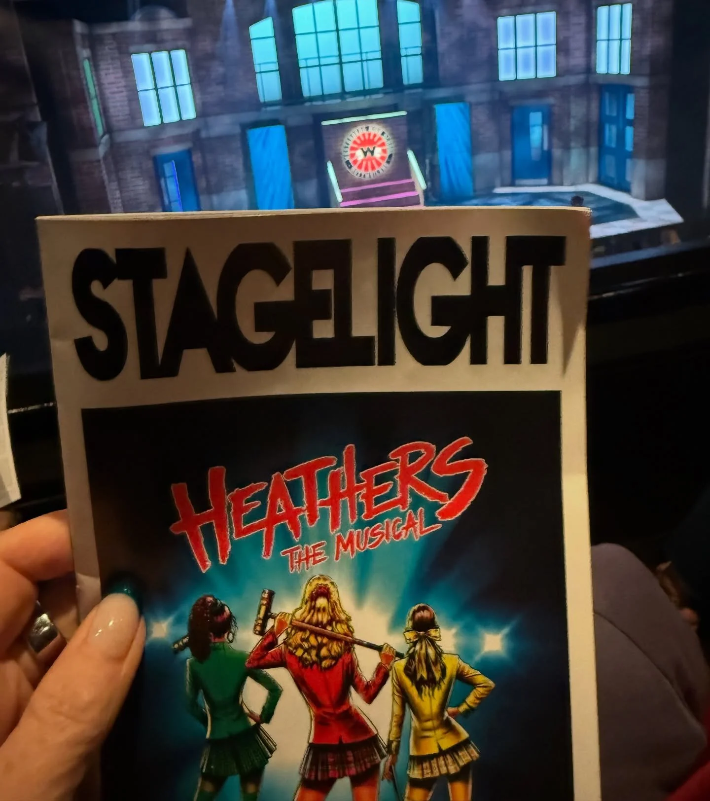 The perfect way to start my Saturday night @heathersmusical what brilliance by chappy native Larry O&rsquo;Keefe 

&ldquo;Dear Diary: my teen angst bullshit has a body count.&rdquo;

#tonightsbill