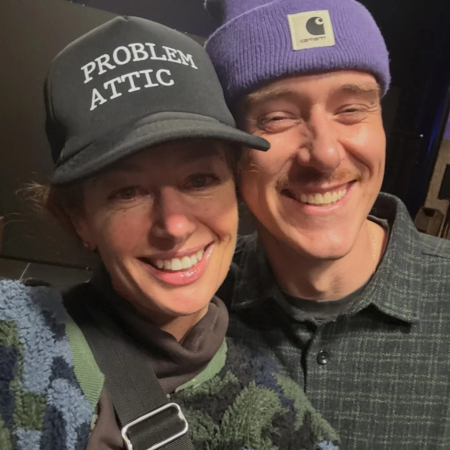 The brilliant director of @slamfrankmusical craft ingenuity &hellip; love you @samlafrage