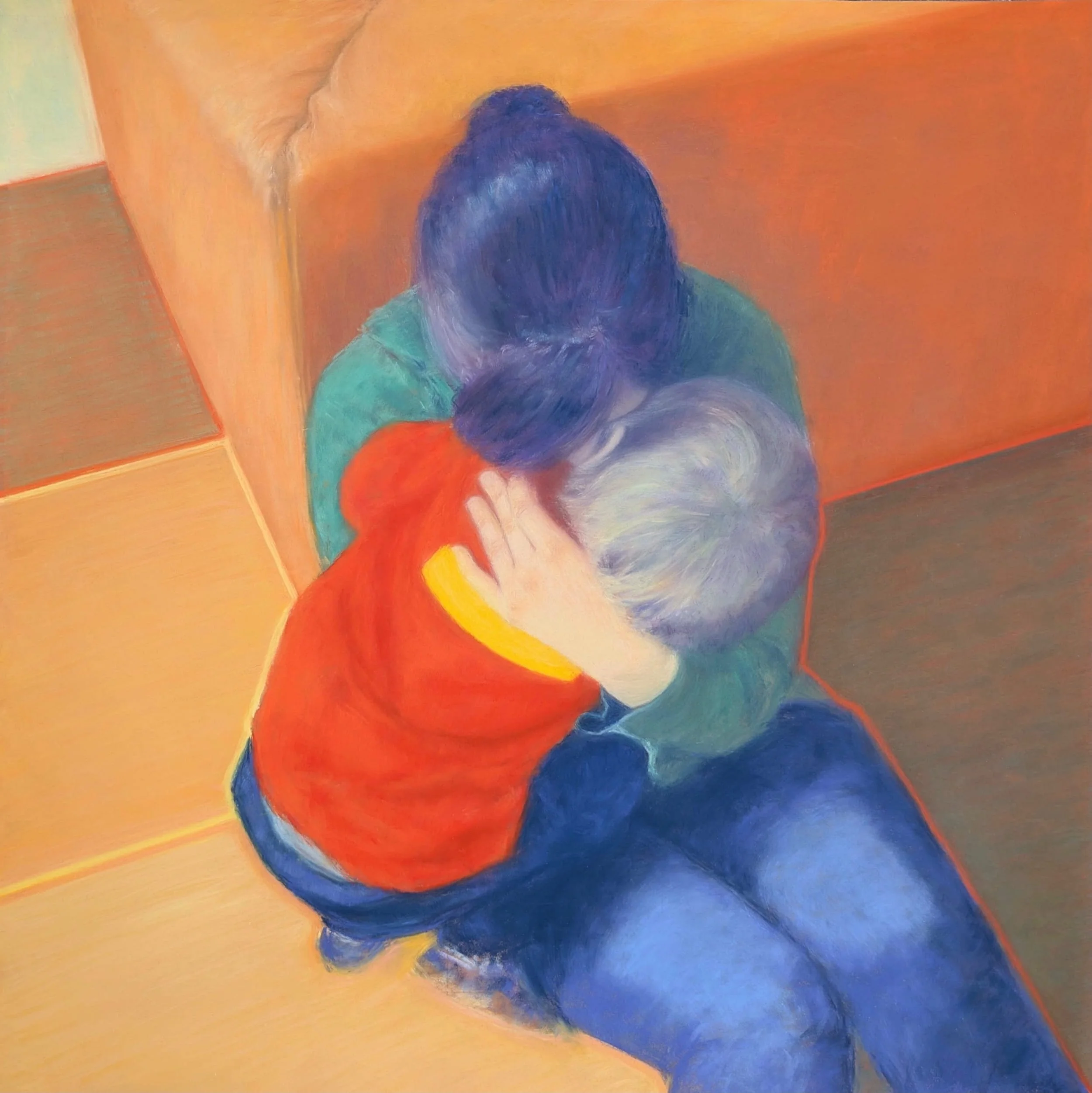 Inconditionnel, pastel sec sur papier Pastelmat, 50x50 cm, 2026
