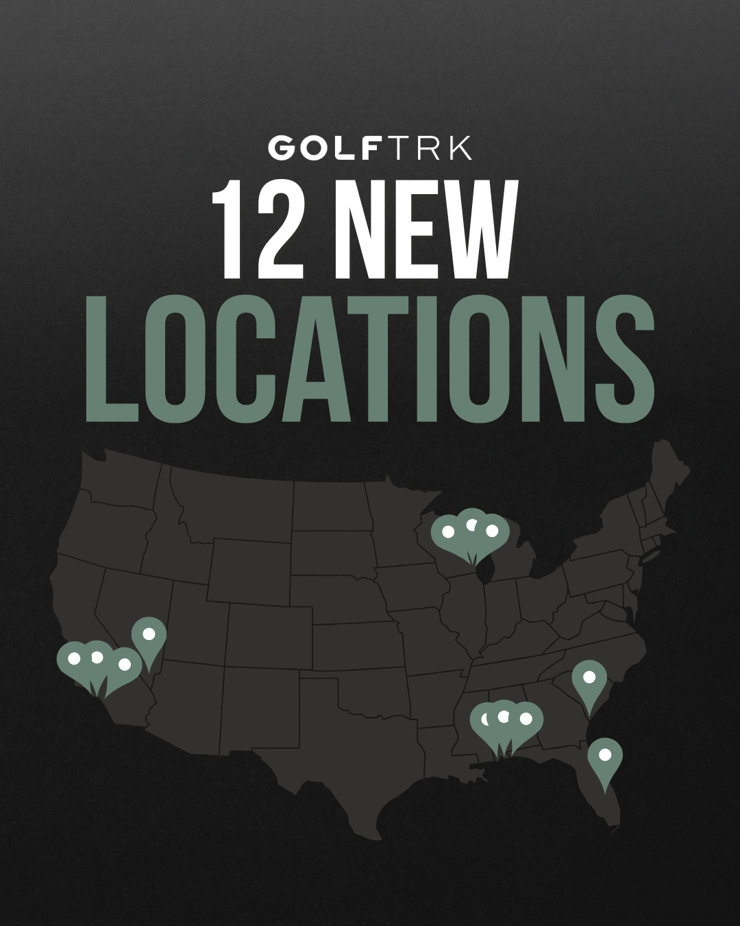 GolfTRK Announces 12 New Stores Across Key U.S. Markets