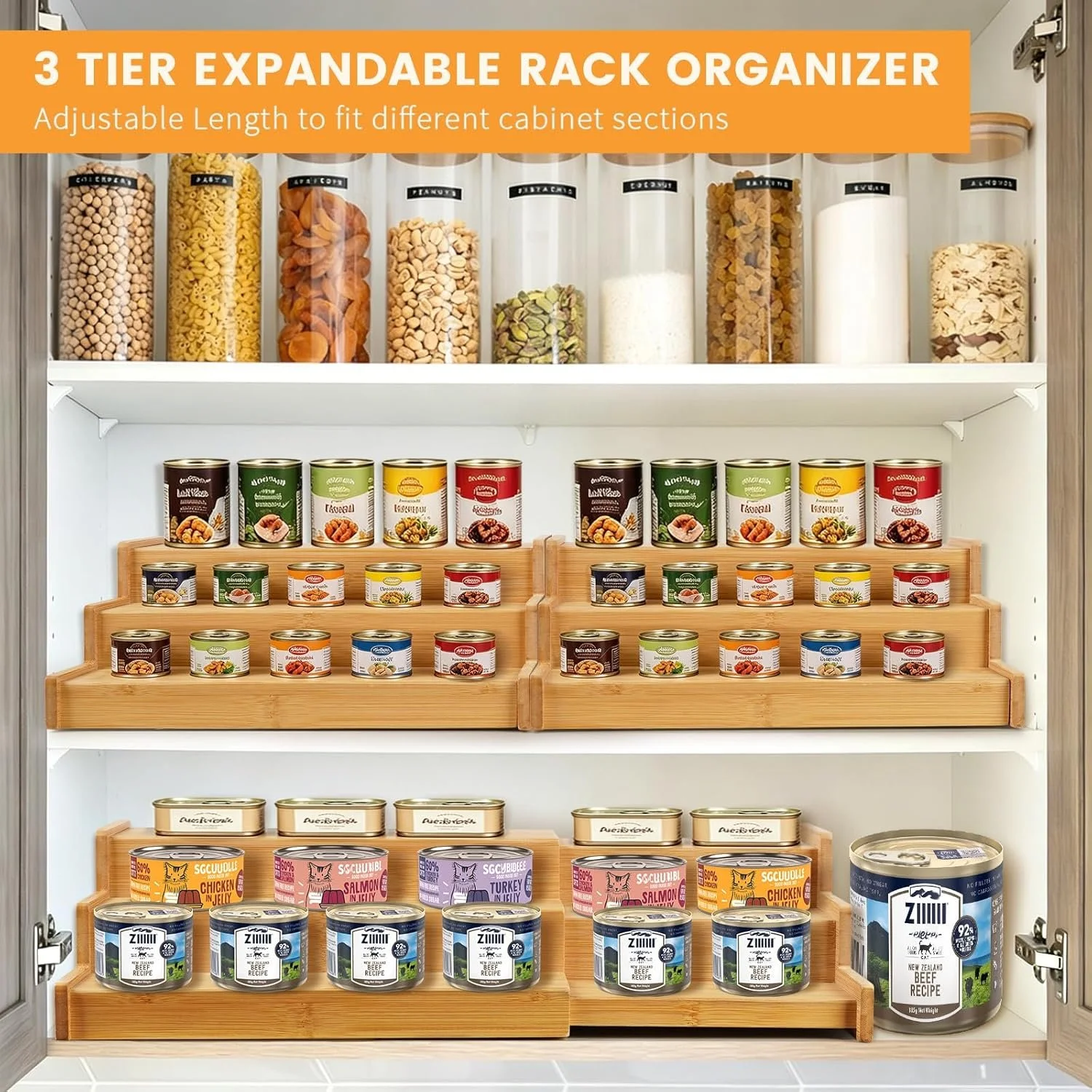 Stackable can organizer