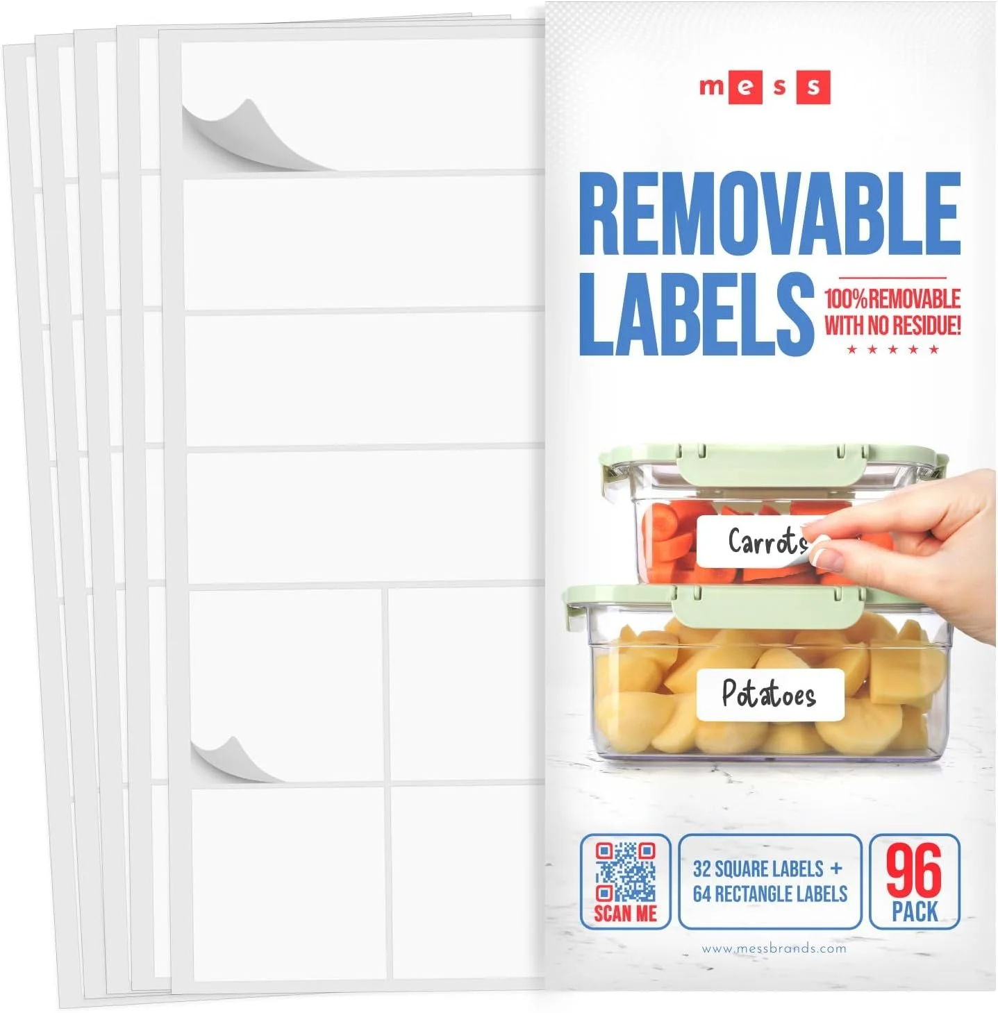 Chalkboard or erasable labels