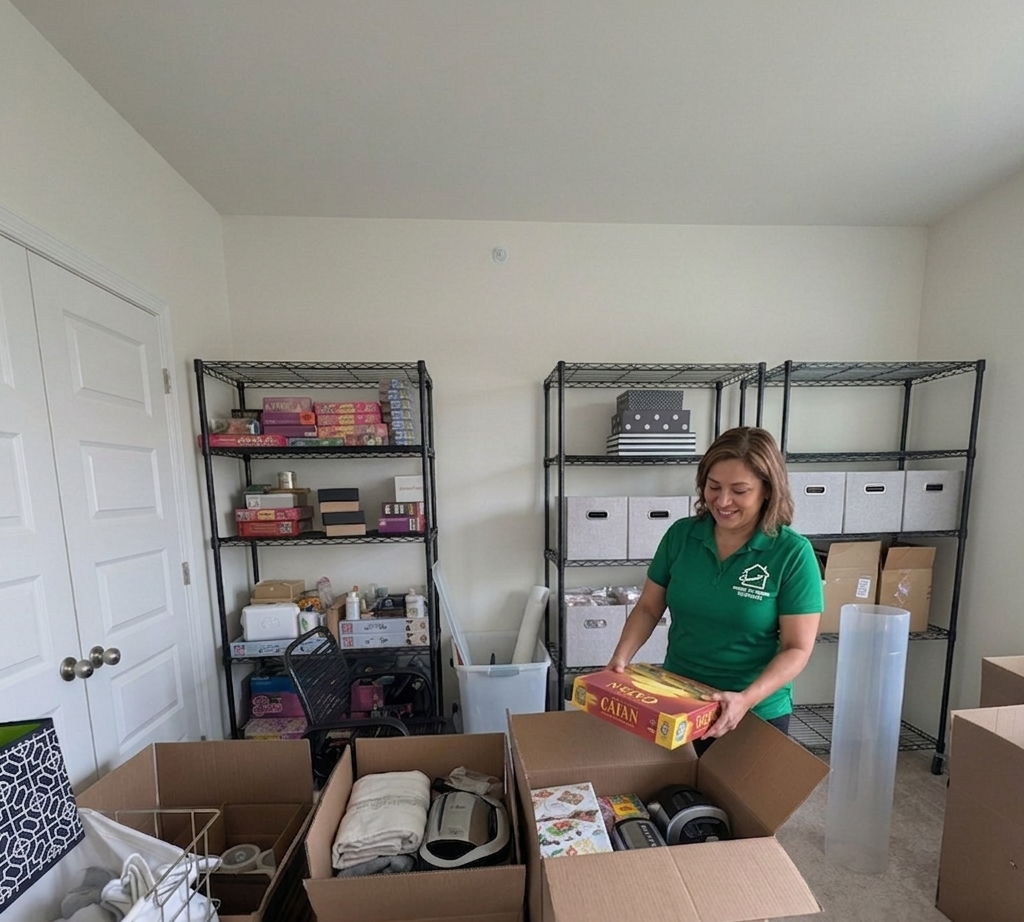 Professional unpacking service in Richmond, VA — Home to Home Services setting up a new home after a move