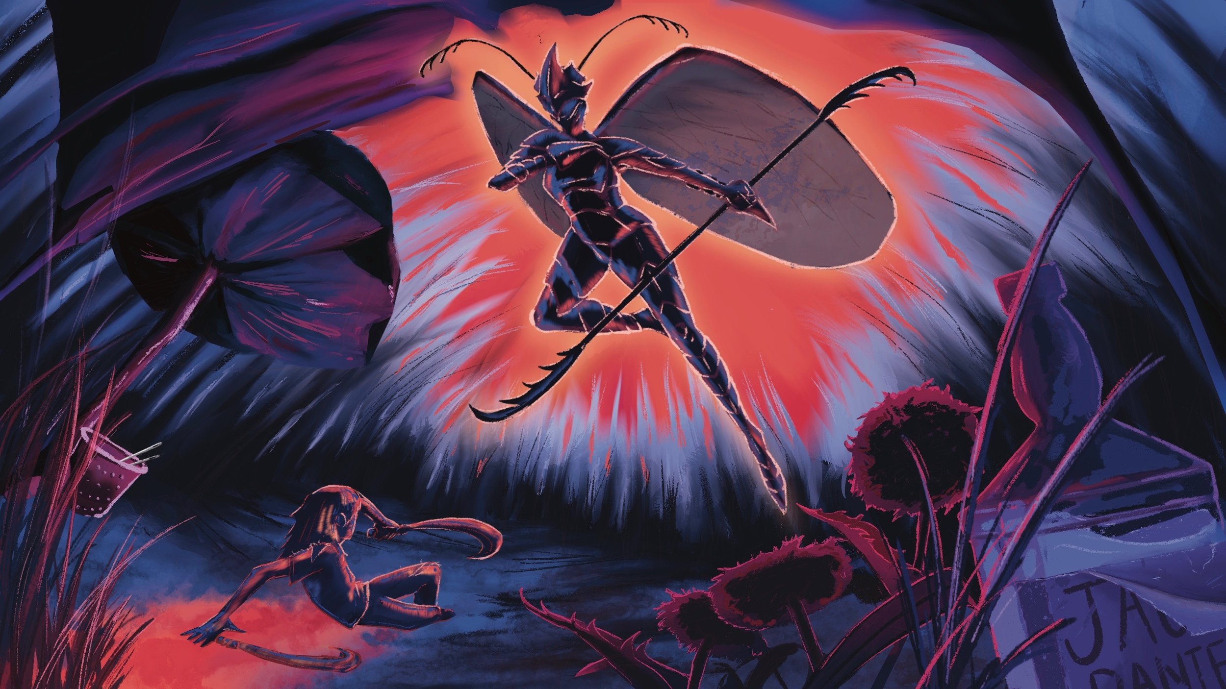 Maria Fighting her Mother