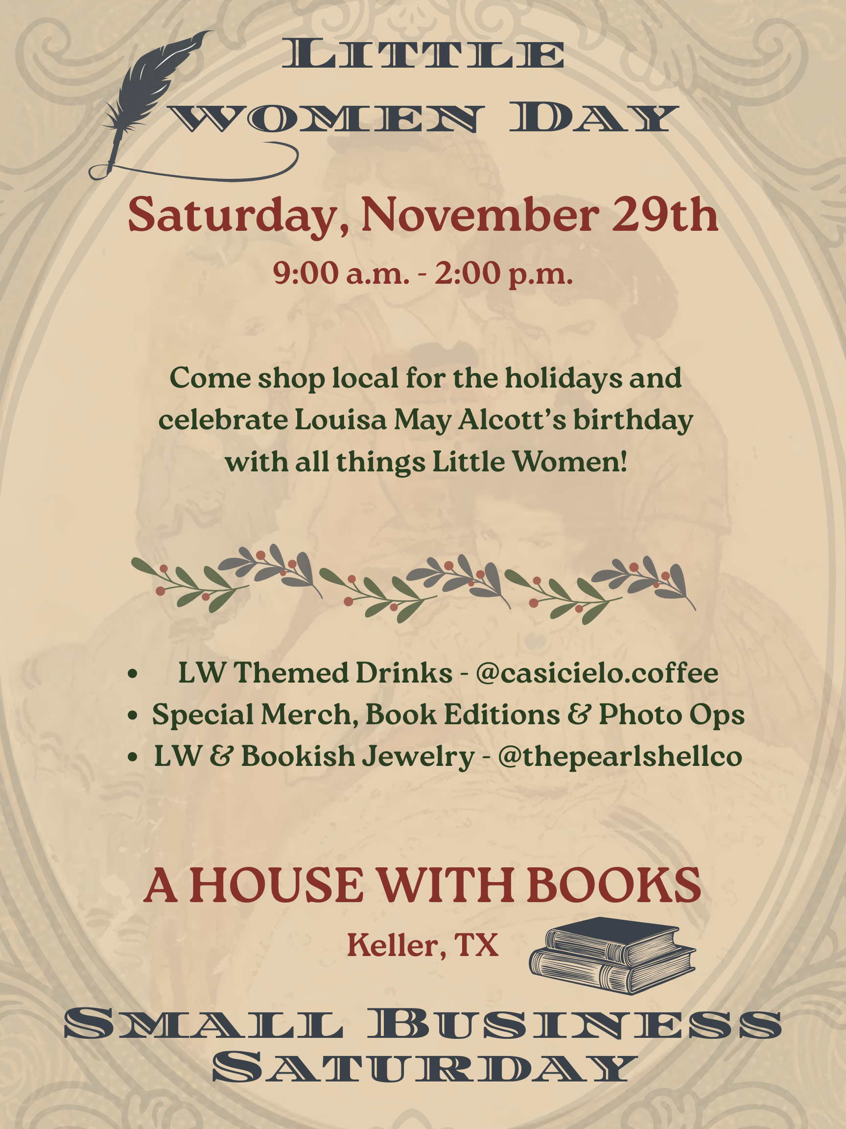 Little Women Day/Small Business Saturday
