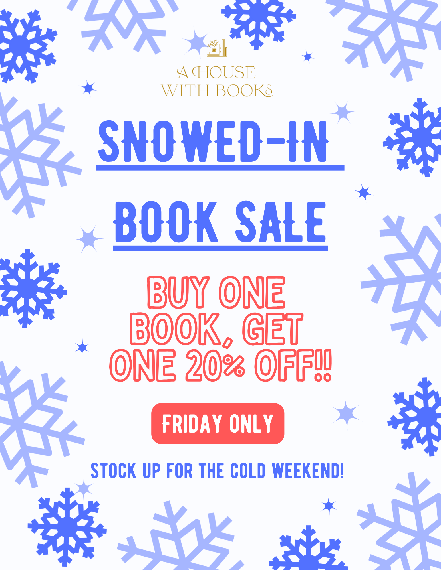 Snowed-In Book Sale 