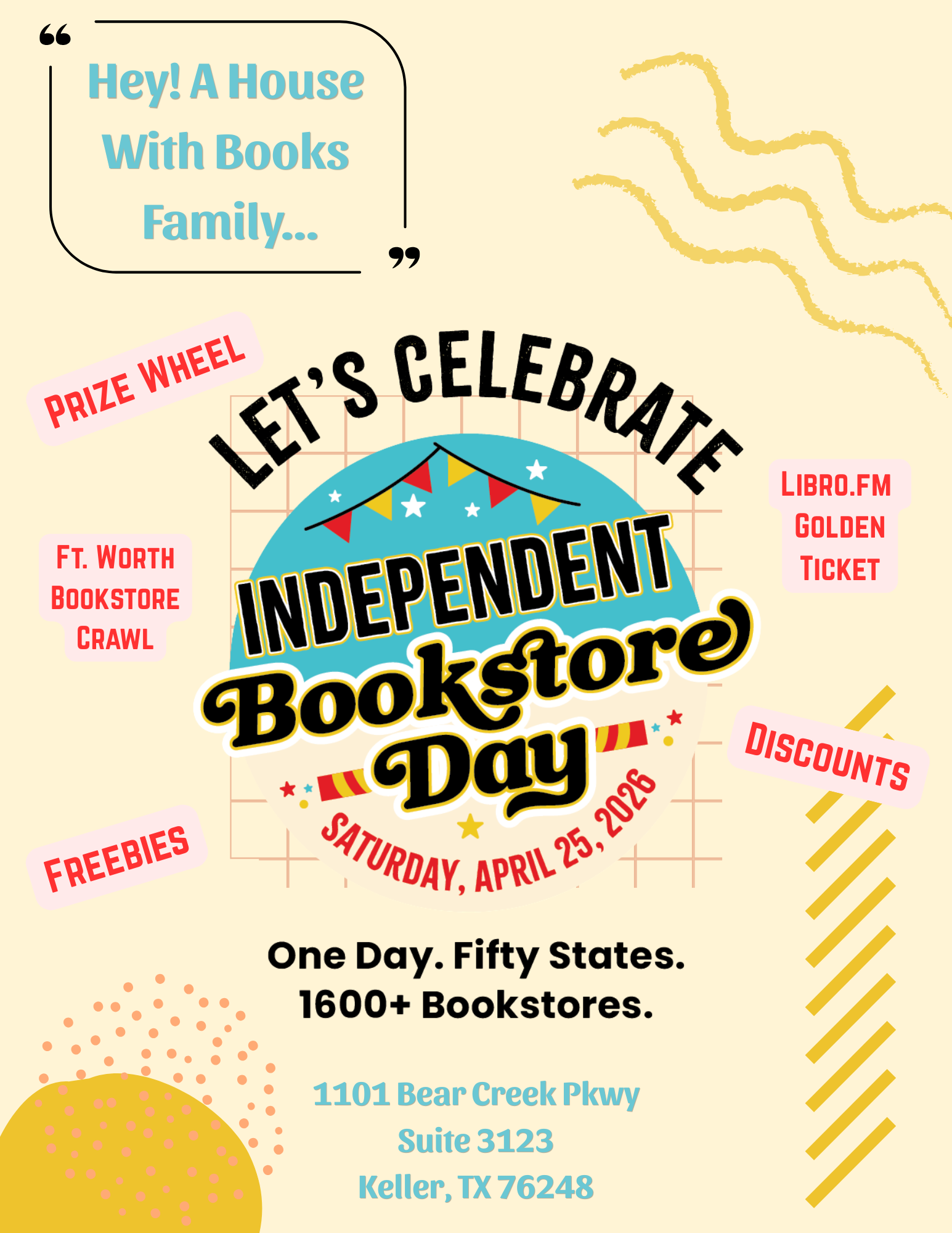 Indie Bookstore Day & Fort Worth Bookstore Crawl