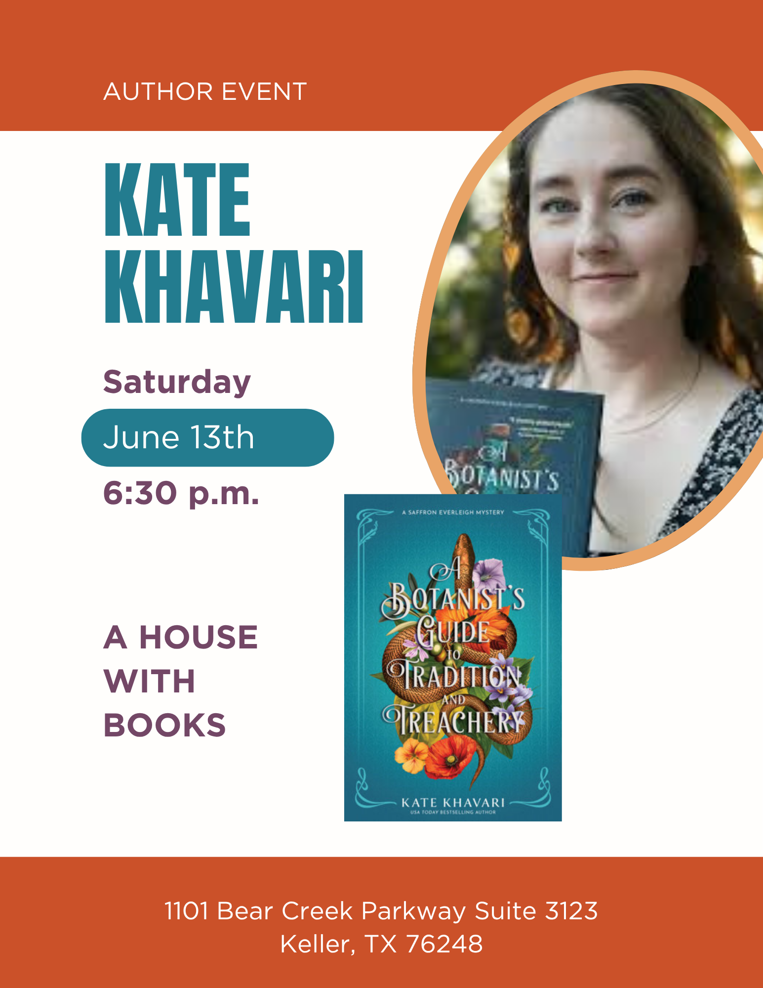 Author Event: Kate Khavari