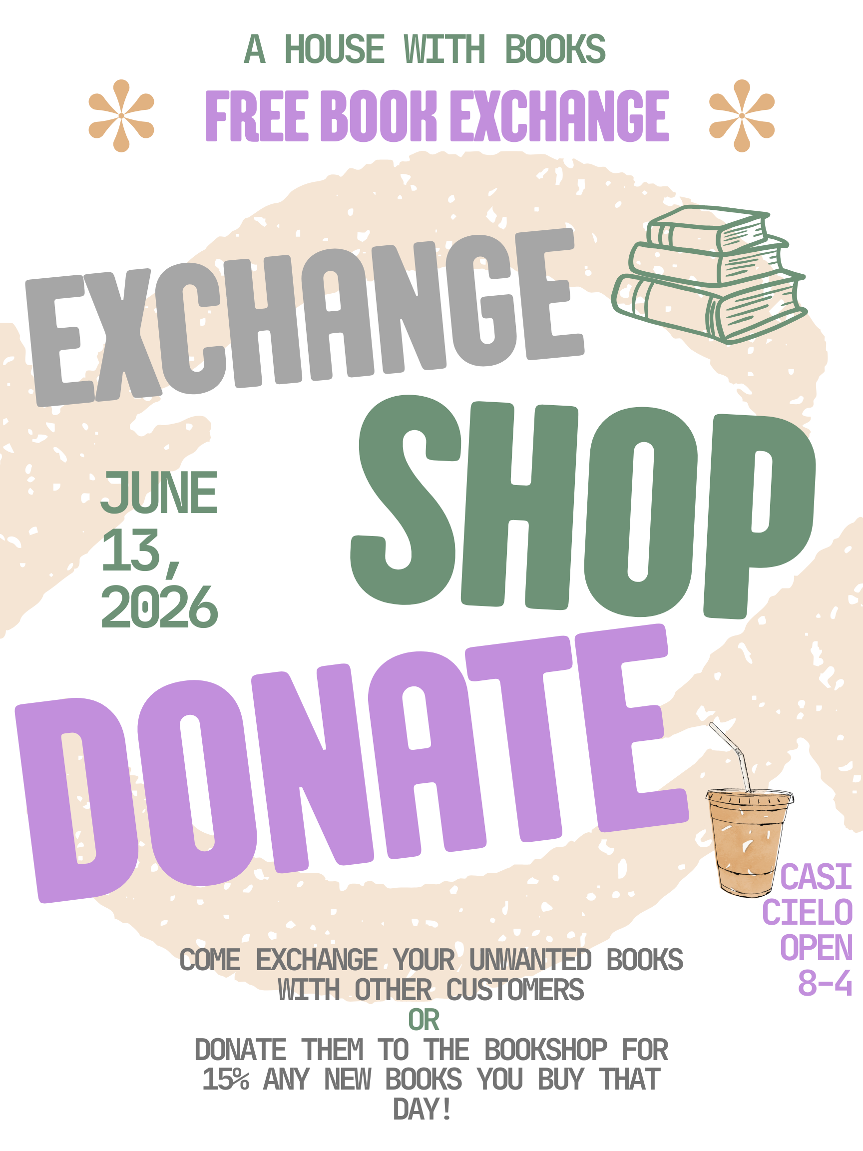 Free Book Exchange//Donation Day