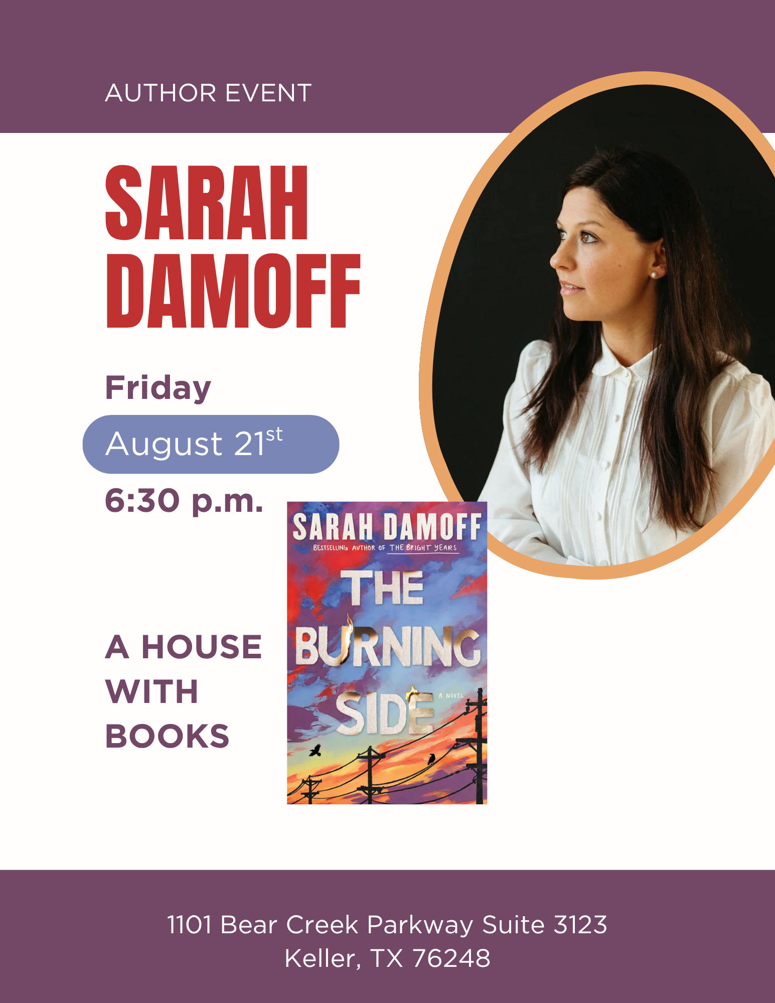 Author Event: Sarah Damoff 