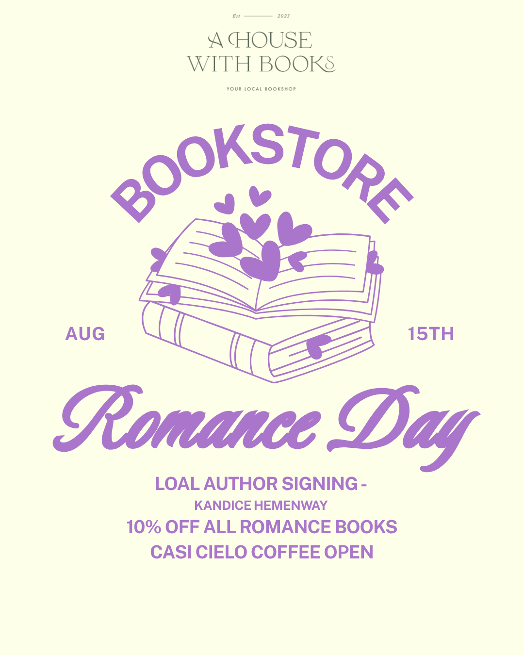 Bookstore Romance Day