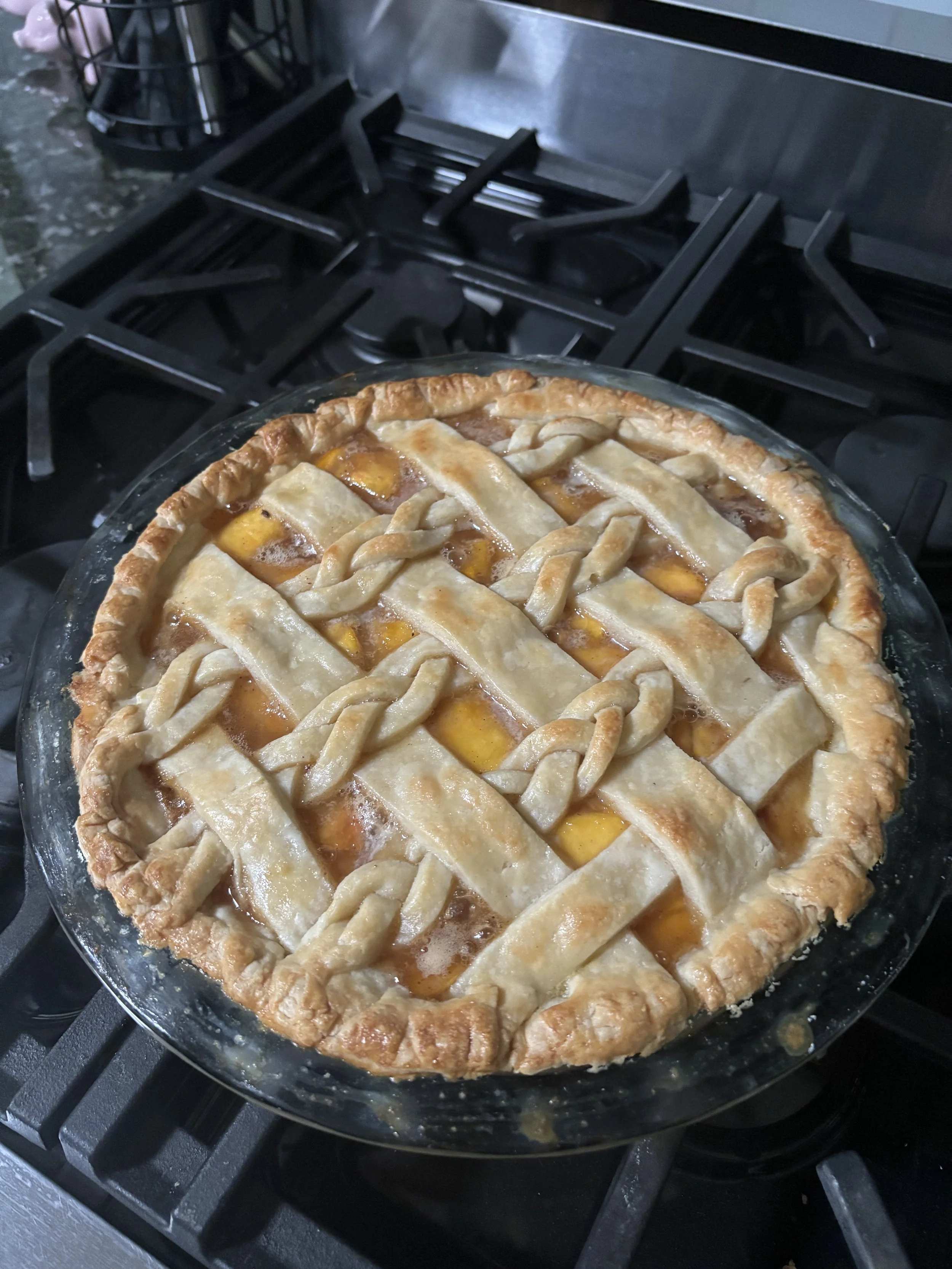 Peaches and Cream Pie