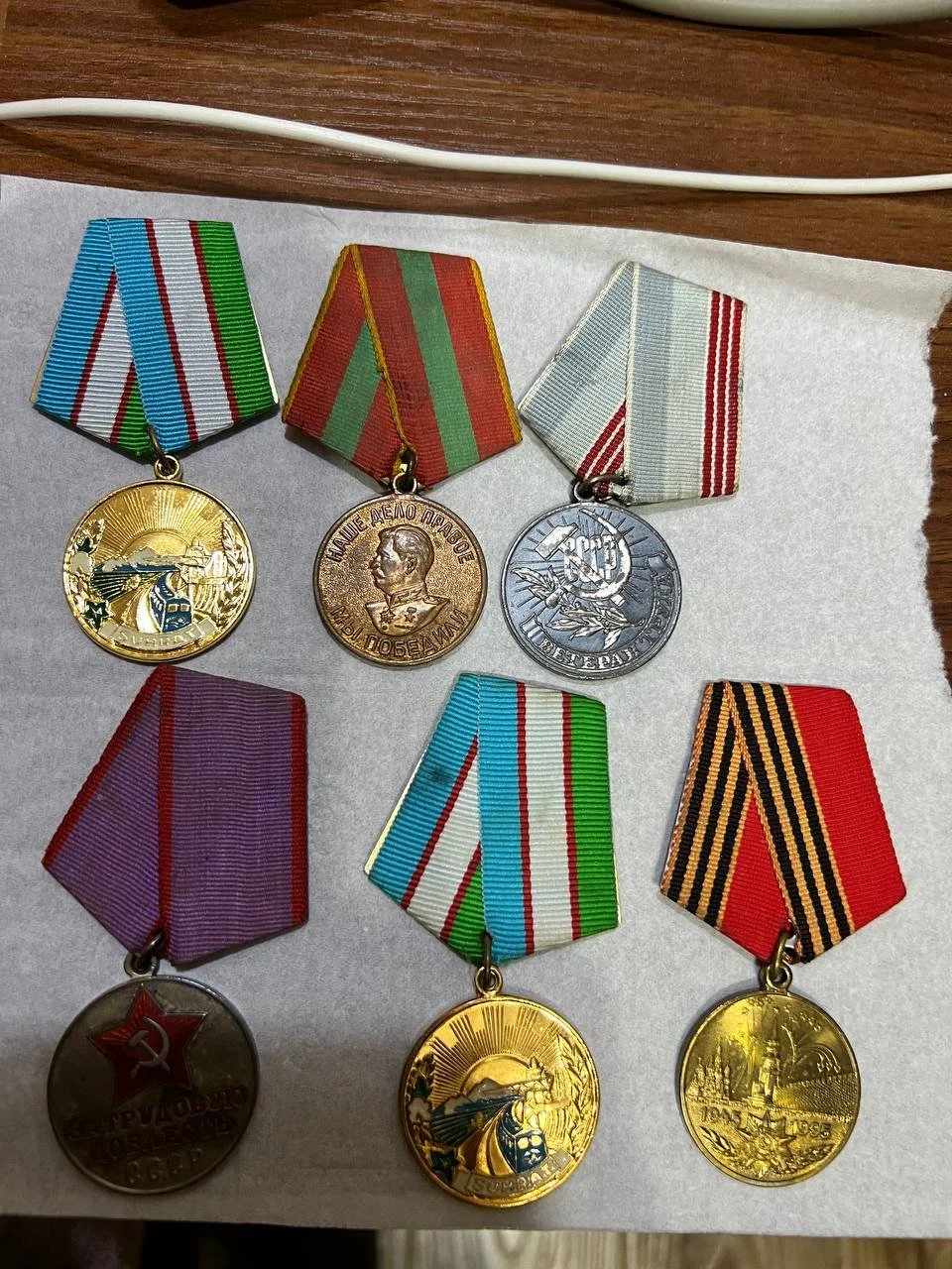 3. Medals given to my great grandfather (Koreans never went to WW2. They helped inside the Soviet Union.).JPG