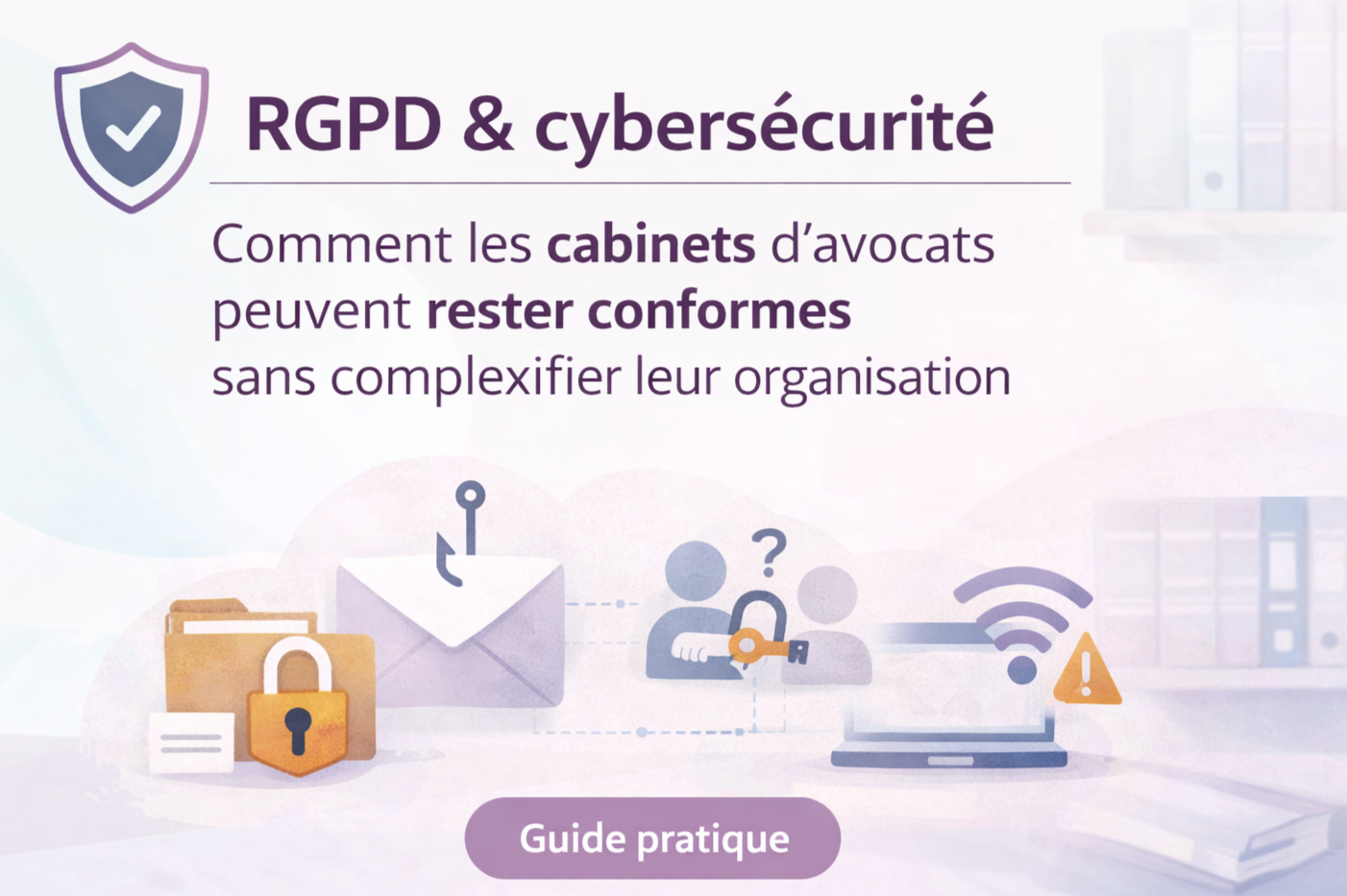 RGPD et cybersécurité : comment les cabinets d’avocats peuvent rester conformes sans complexifier leur organisation