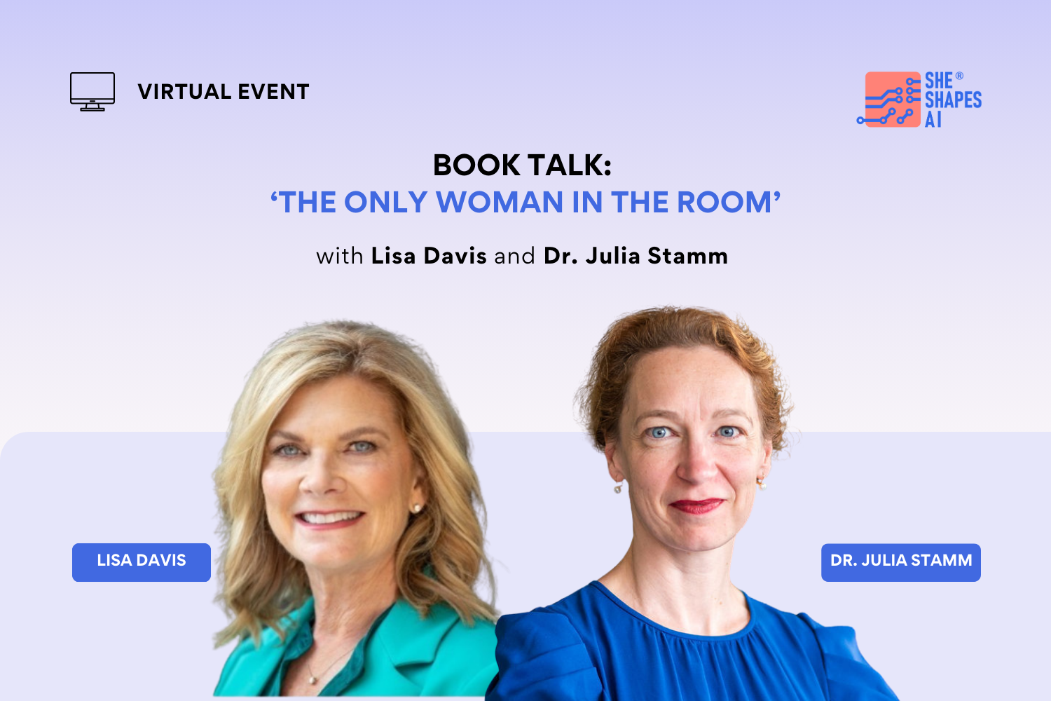 Book Talk: "The Only Woman in the Room" with Lisa Davis