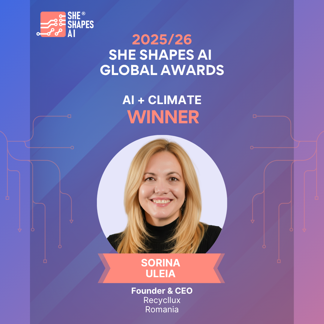 Winner Profile: How Sorina Uleia is turning satellite data into real ocean cleanups with Recycllux
