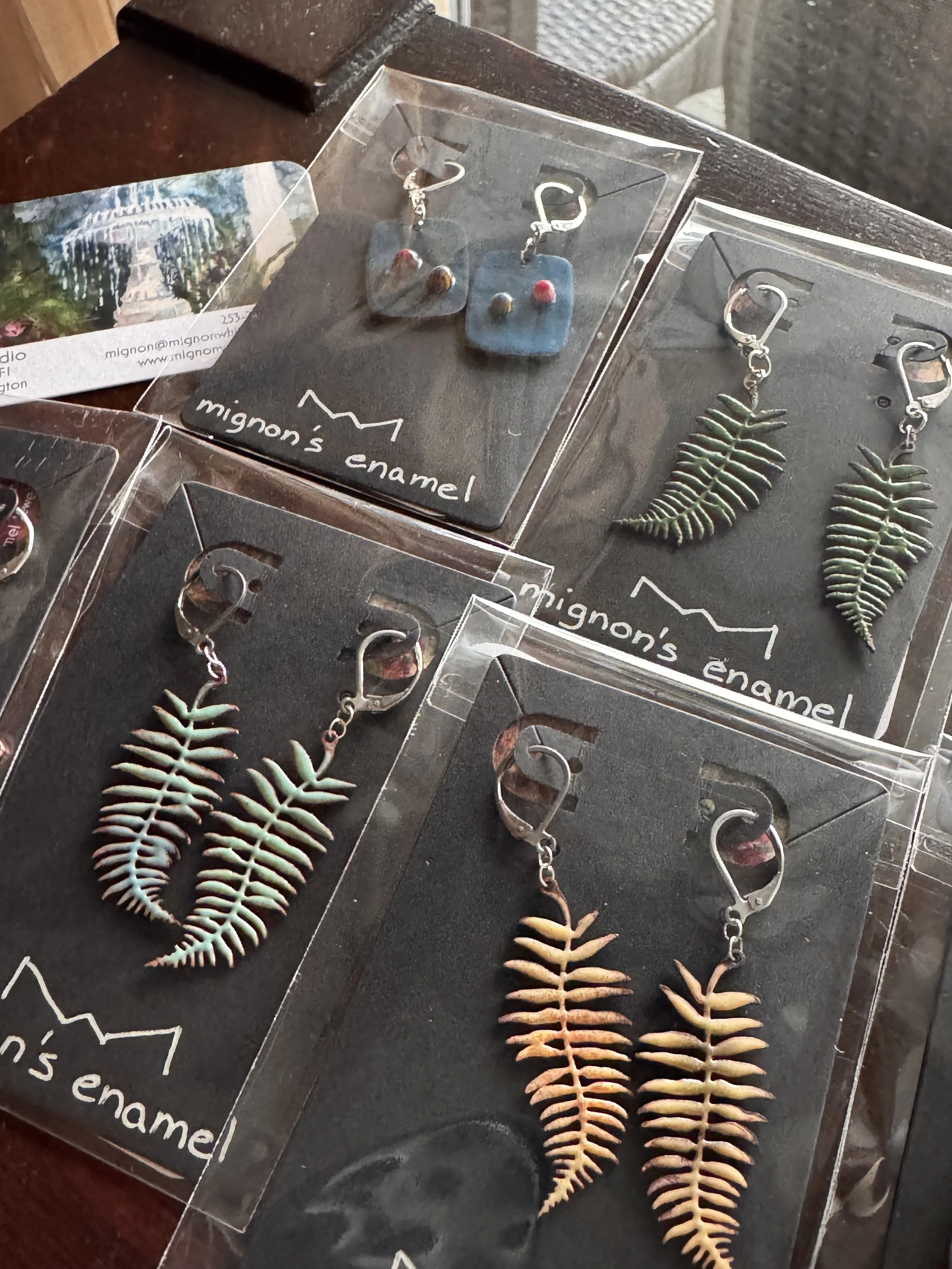 Assorted earrings, SOLD