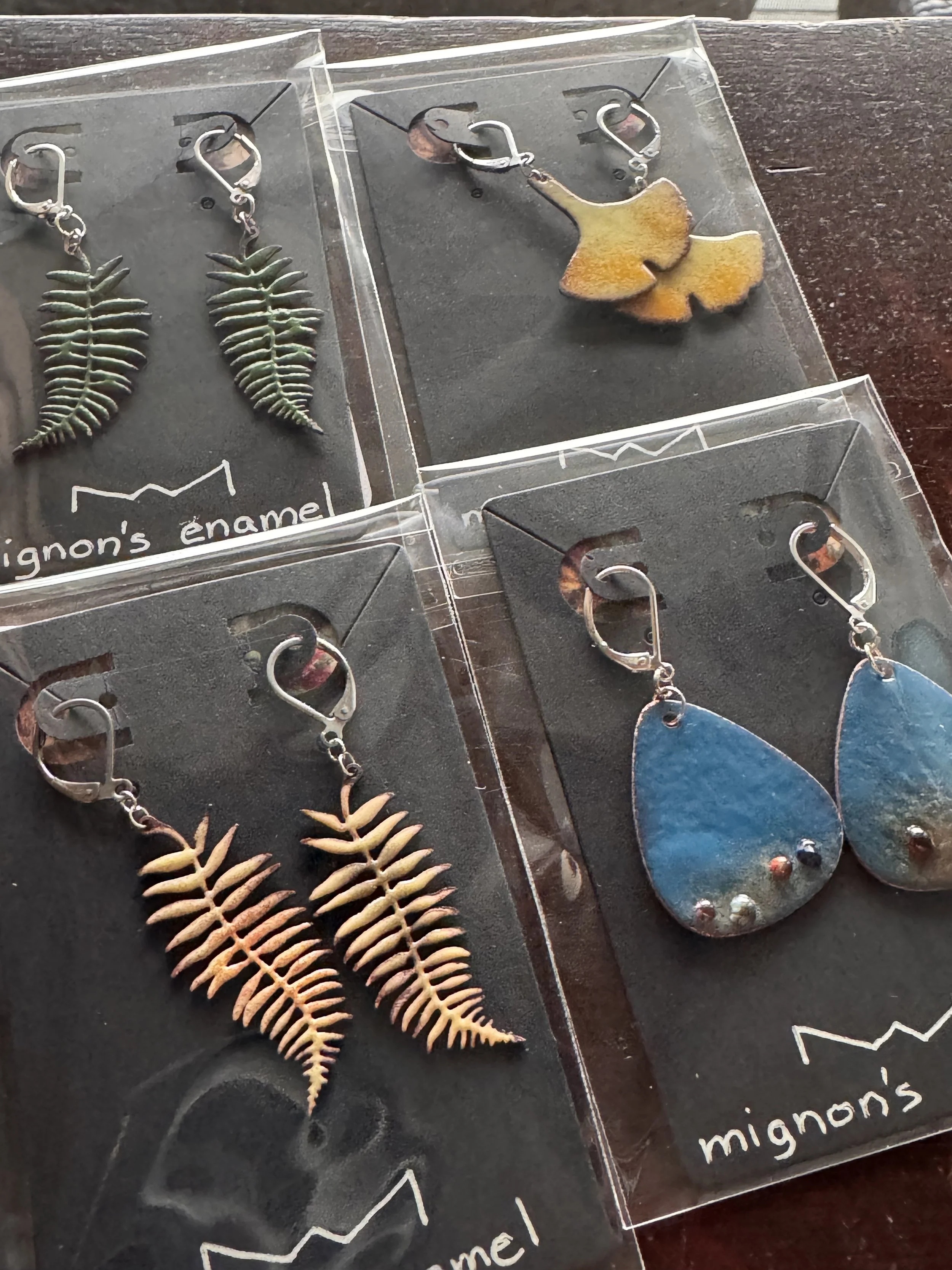 Assorted earrings, SOLD