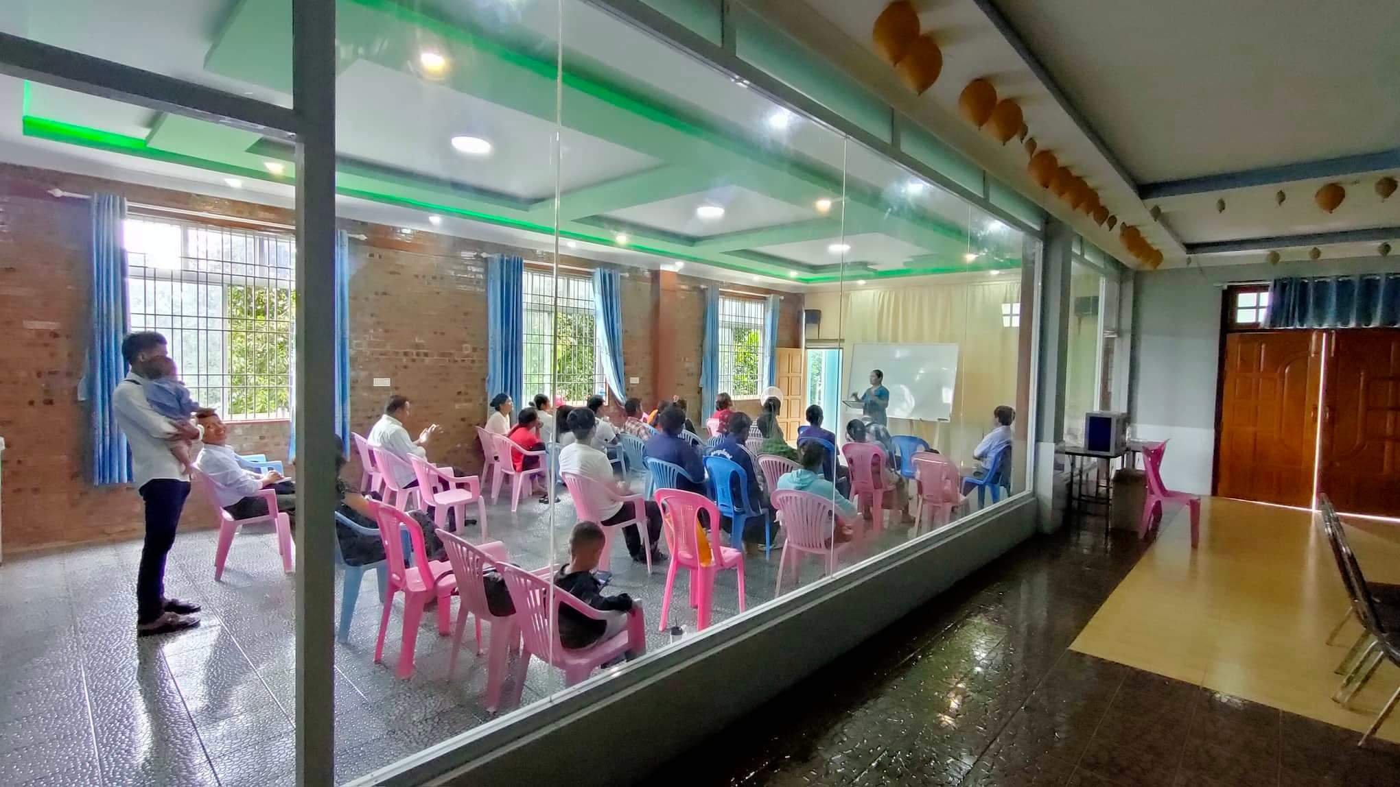 Unknown Nations partner preaching to Bangladesh believers