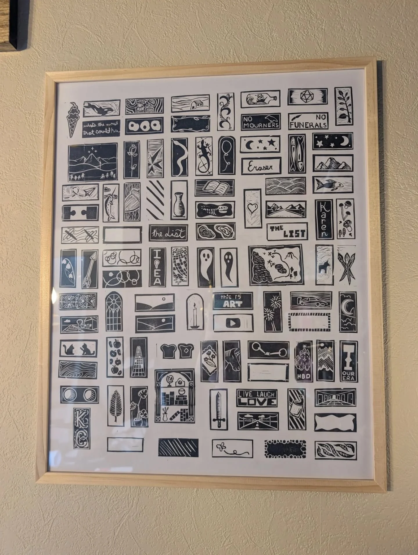 I had so much fun learning a new skill for my latest video (which is out right now!) I've always wanted to try lino cutting and I dove in head first with @pinkeraserart 100 eraser challenge. So I present my first 100 stamps I've ever carved!