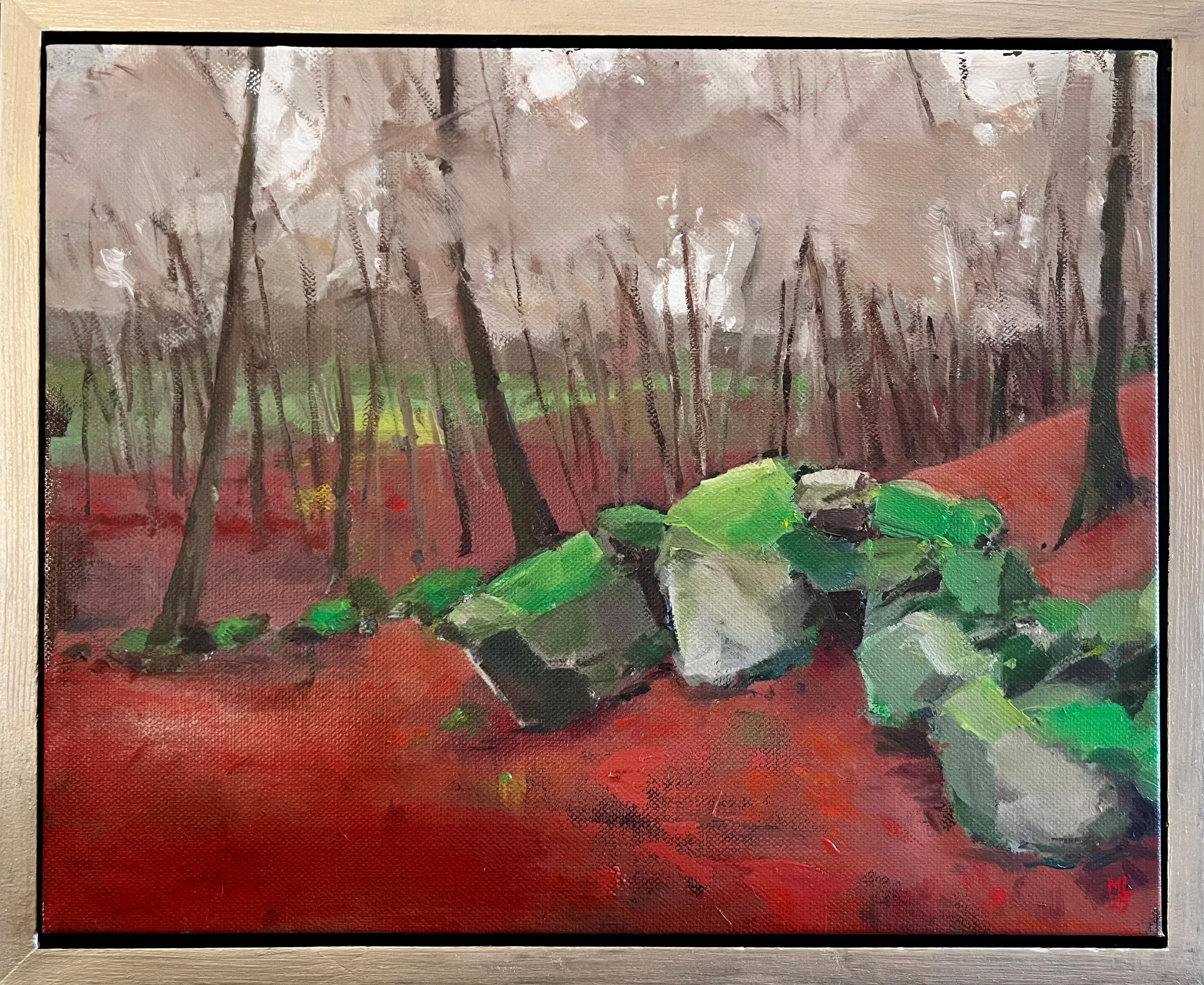 Sträntemölla November No1
olja på duk 36 x 44 cm, 2025