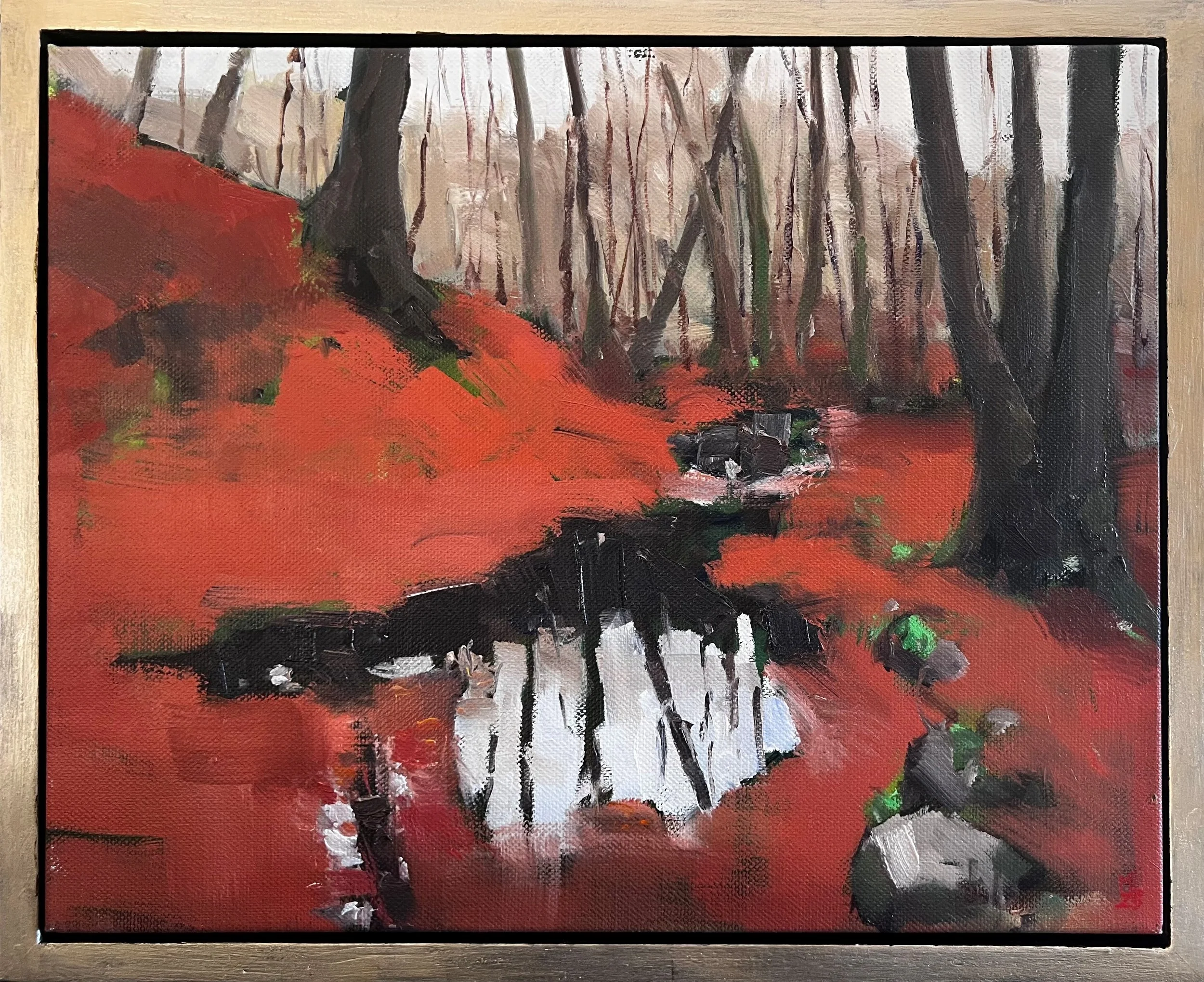 Sträntemölla November No2
olja på duk 36 x 44 cm, 2025