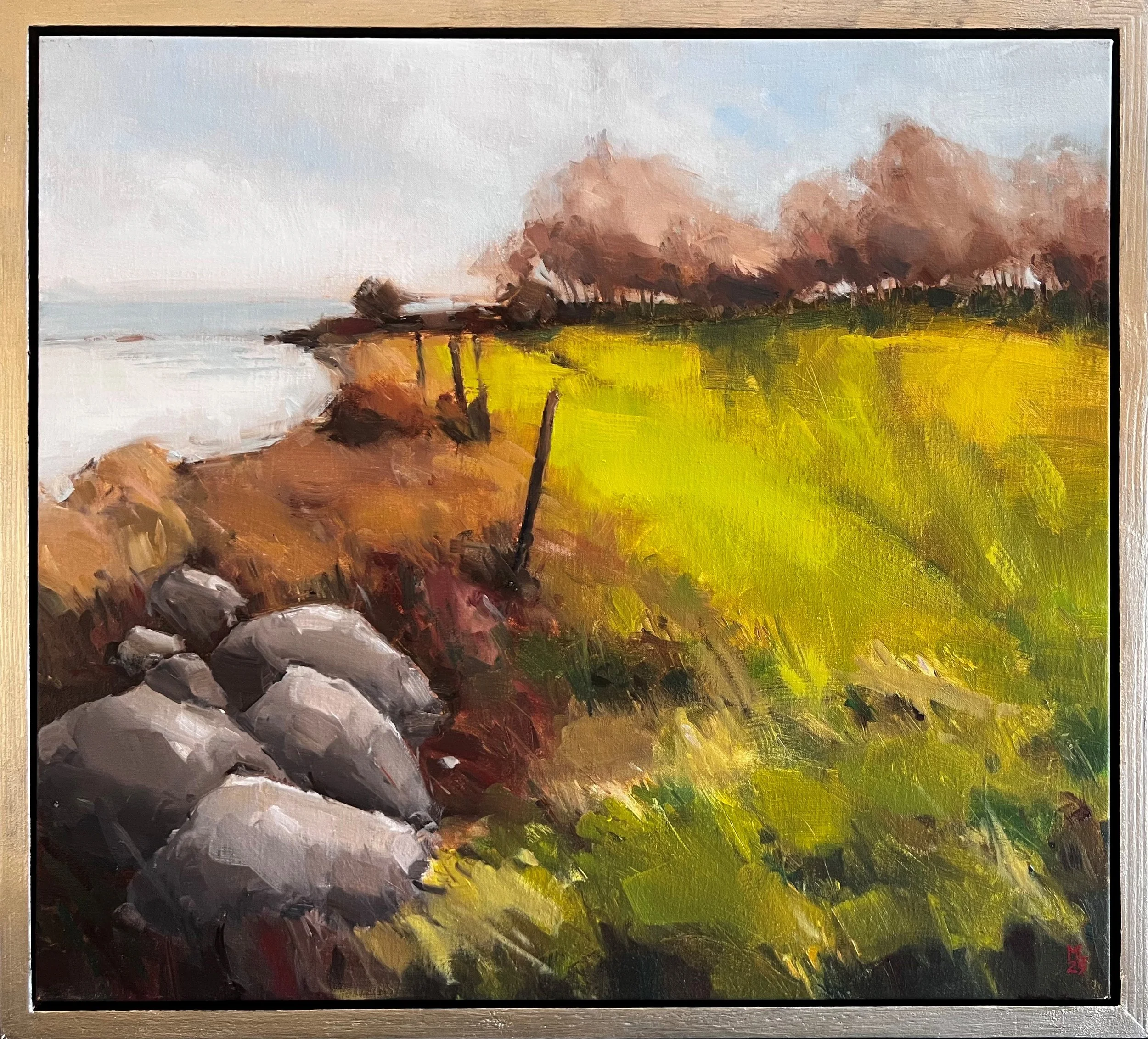 Skillinge November
olja på duk 49 x 54 cm, 2025