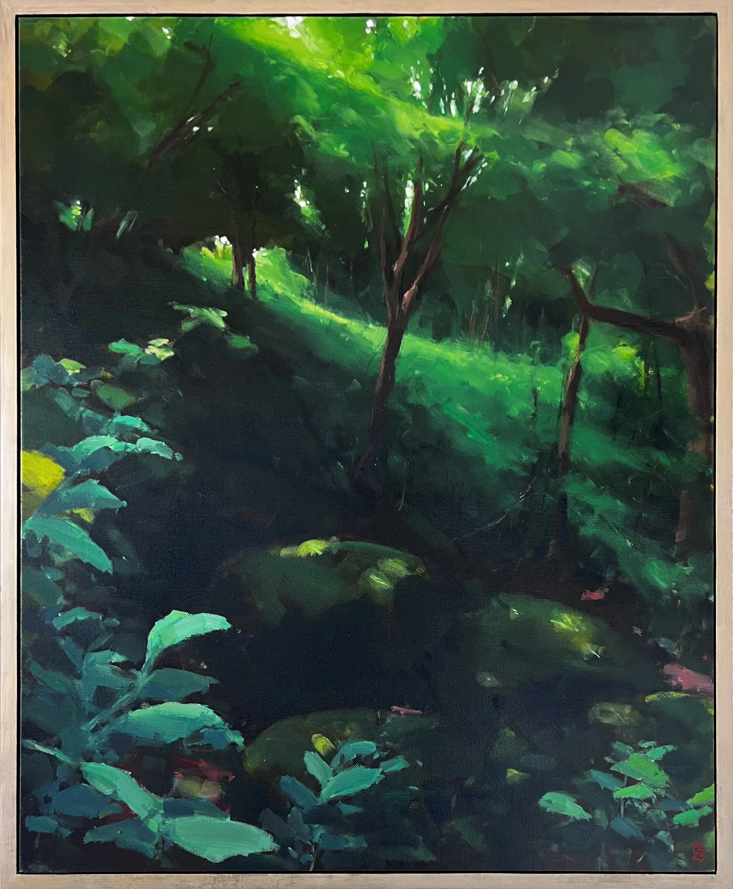 Stenshuvud Augusti No3
olja på duk 69 x 84 cm, 2025 Såld