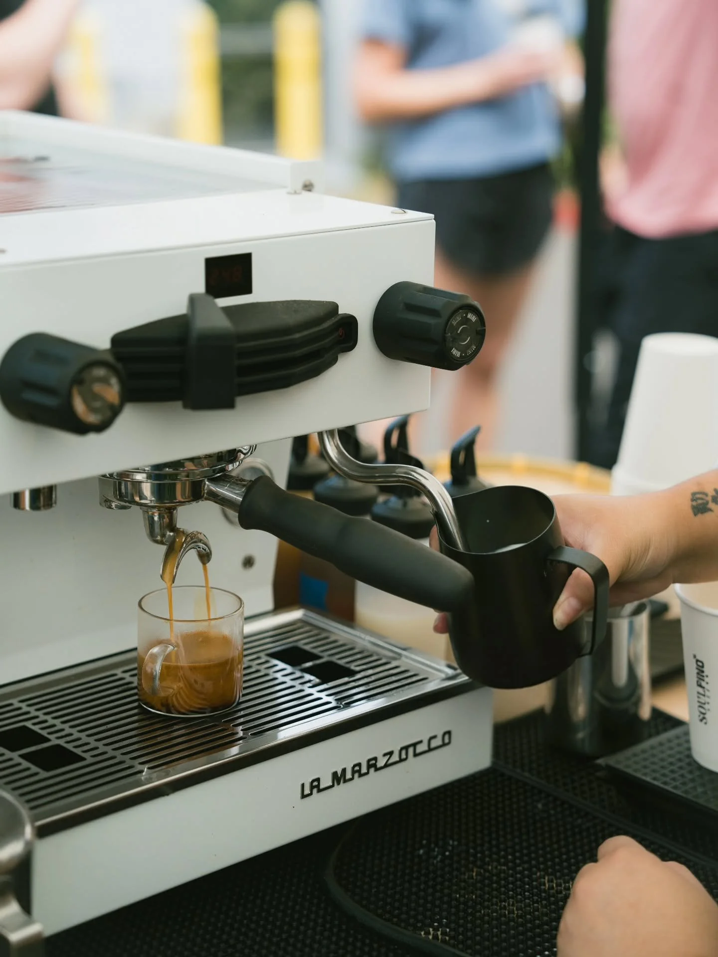 ☕ Friday fuel in the making. Bold, smooth, and ready to power your weekend.
-----
✨ Our espresso keeps weekends running strong — and it could fuel your next event too.
–––--
🥳Got a celebration coming up? Let us bring the shot