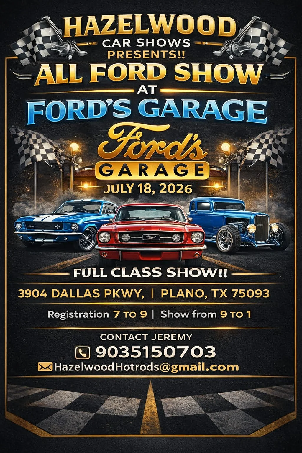 ALL FORD SHOW AT FORD'S GARAGE