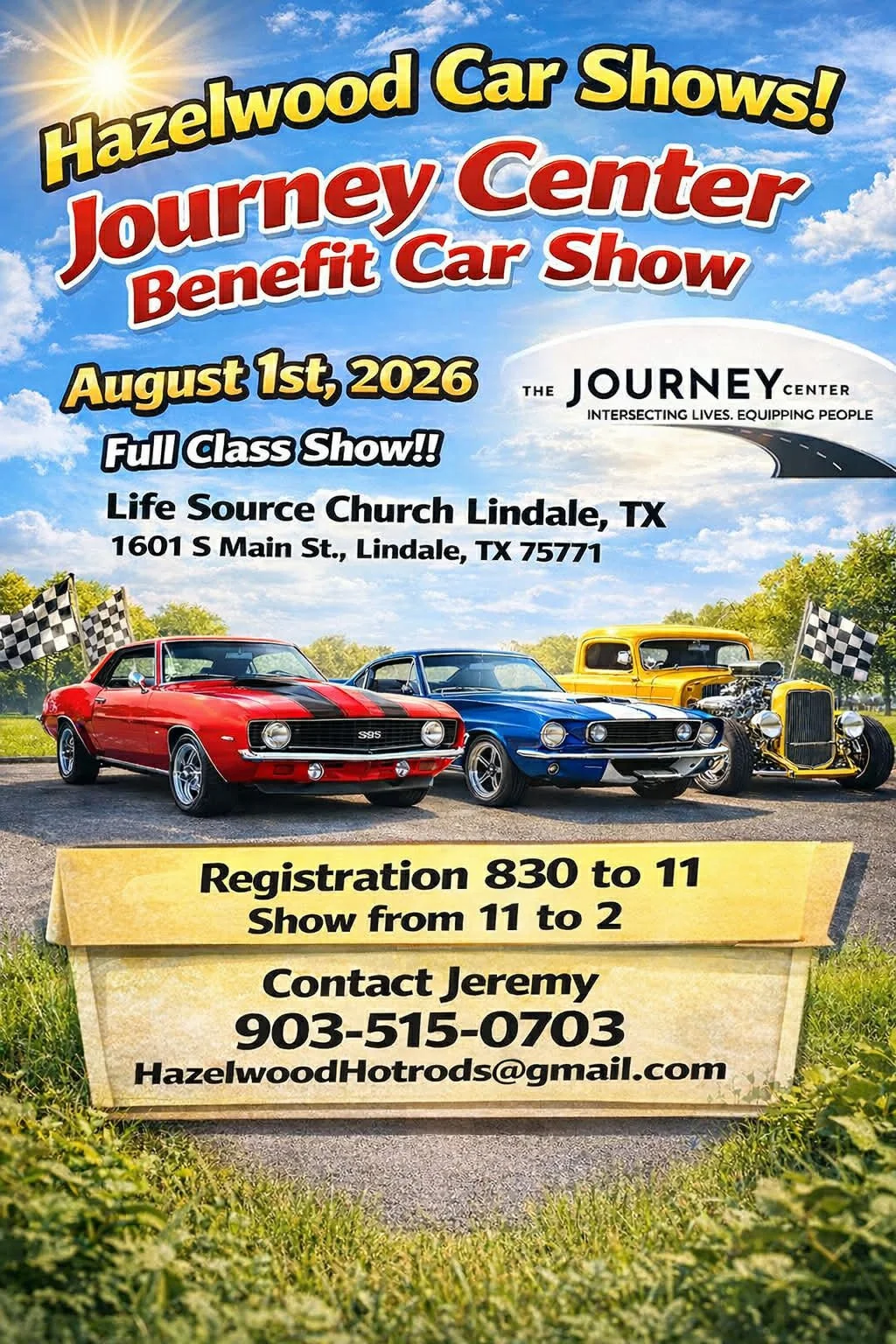 JOURNEY CENTER BENEFIT CAR SHOW