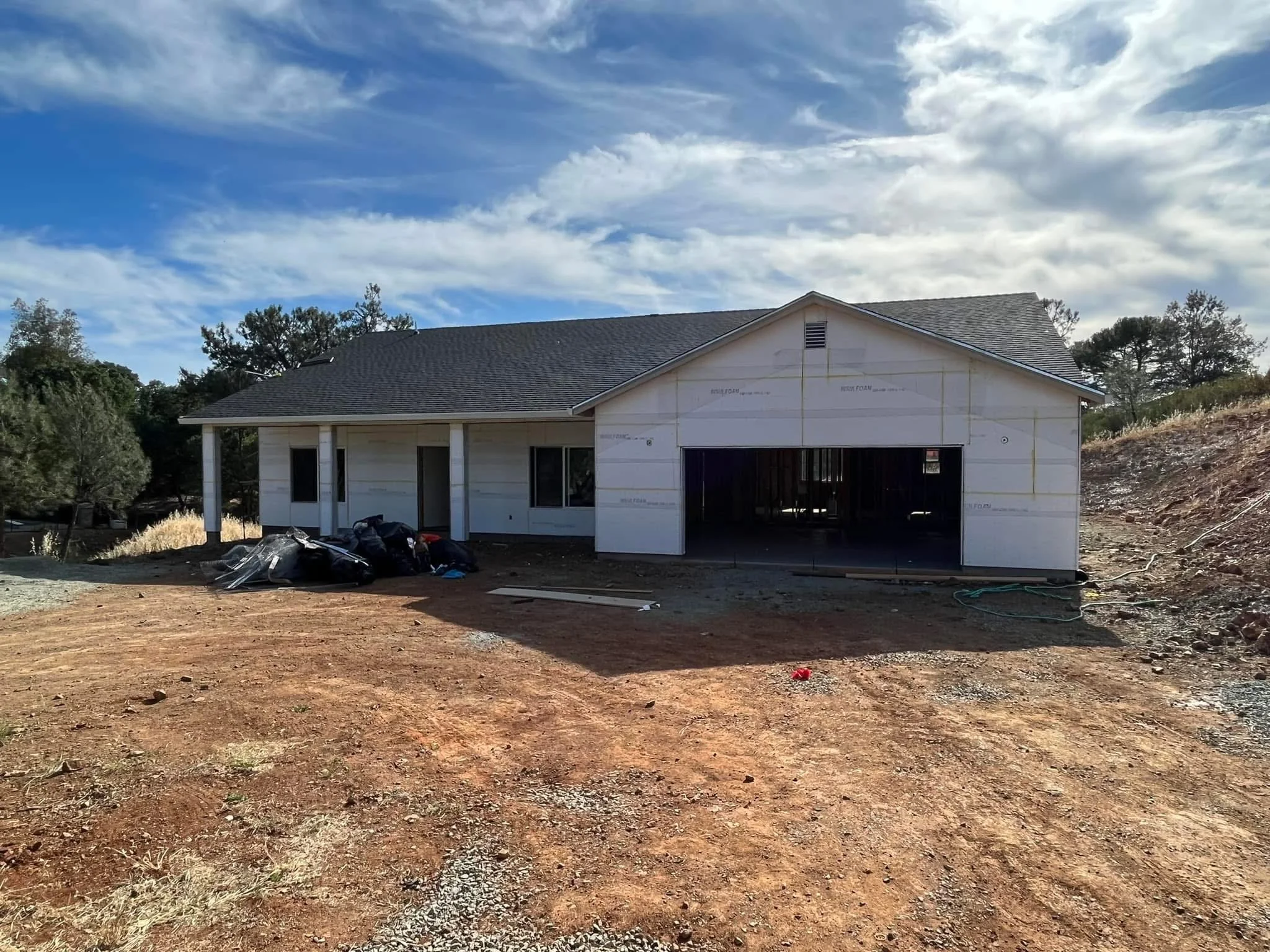 custom home build final stages