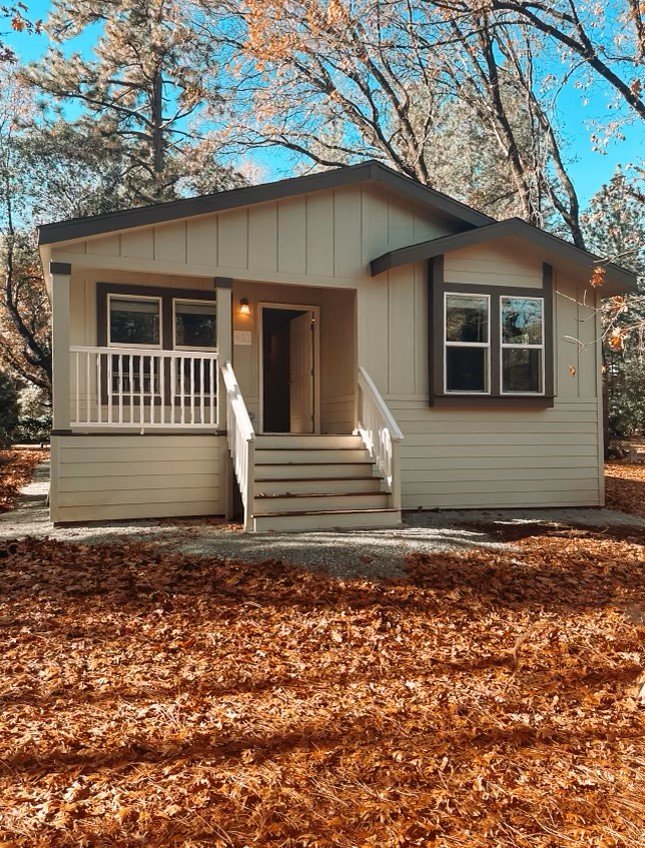 completed manufactured home
