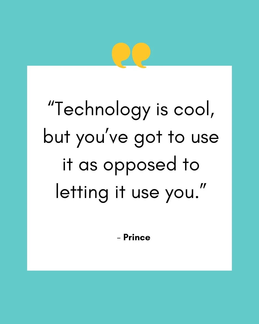 Technology is neither good nor bad &mdash; it&rsquo;s a mirror.

When we rush, it amplifies our haste. When we&rsquo;re intentional, it amplifies our purpose.

The same tools that distract us can also connect us, educate us and expand our compassion 