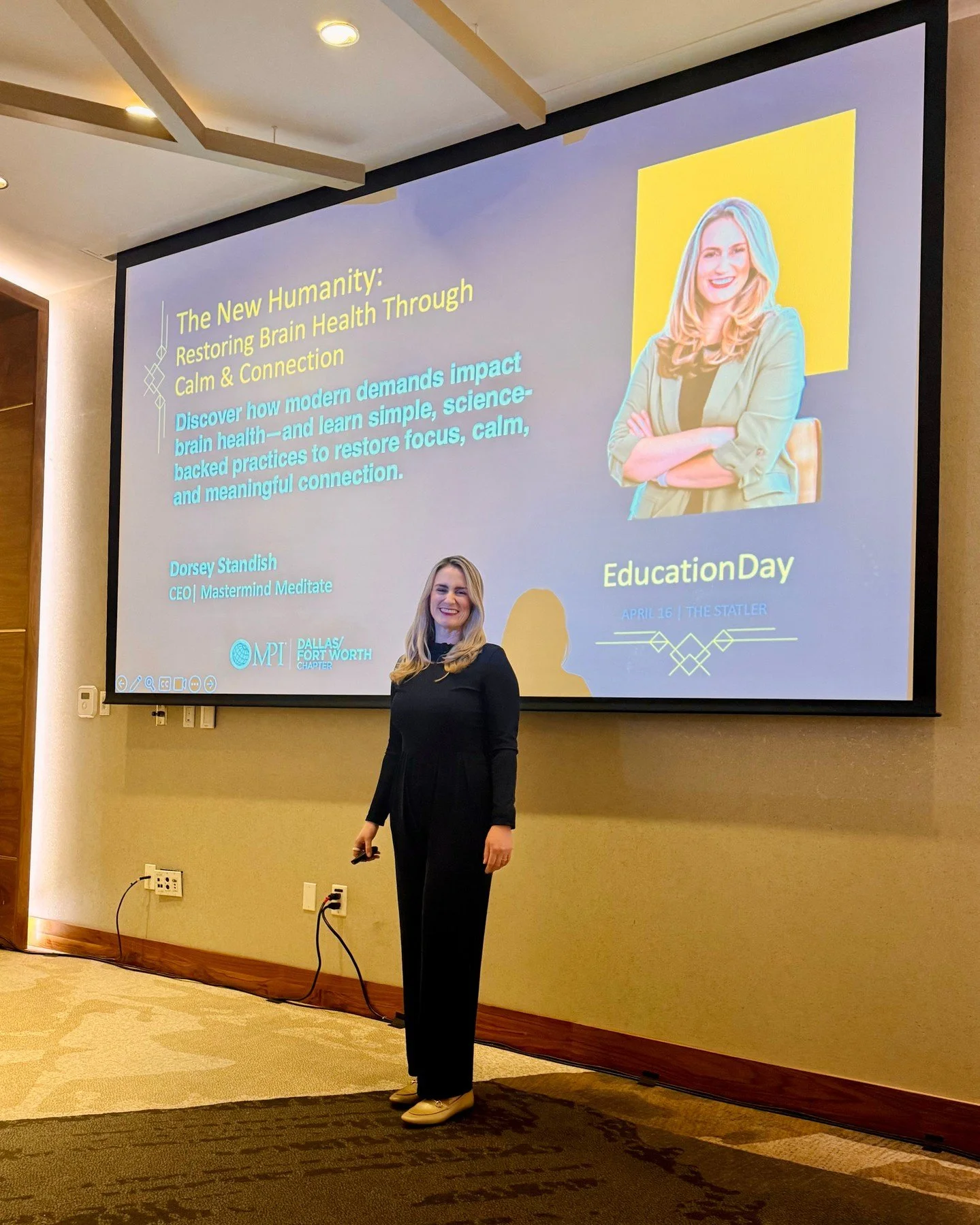 Still thinking about this room 💛

Grateful to spend time with the @mpi_dfw community talking about: &ldquo;The New Humanity: Restoring Brain Health Through Calm and Connection.&rdquo;

There&rsquo;s something powerful that happens when a room full o