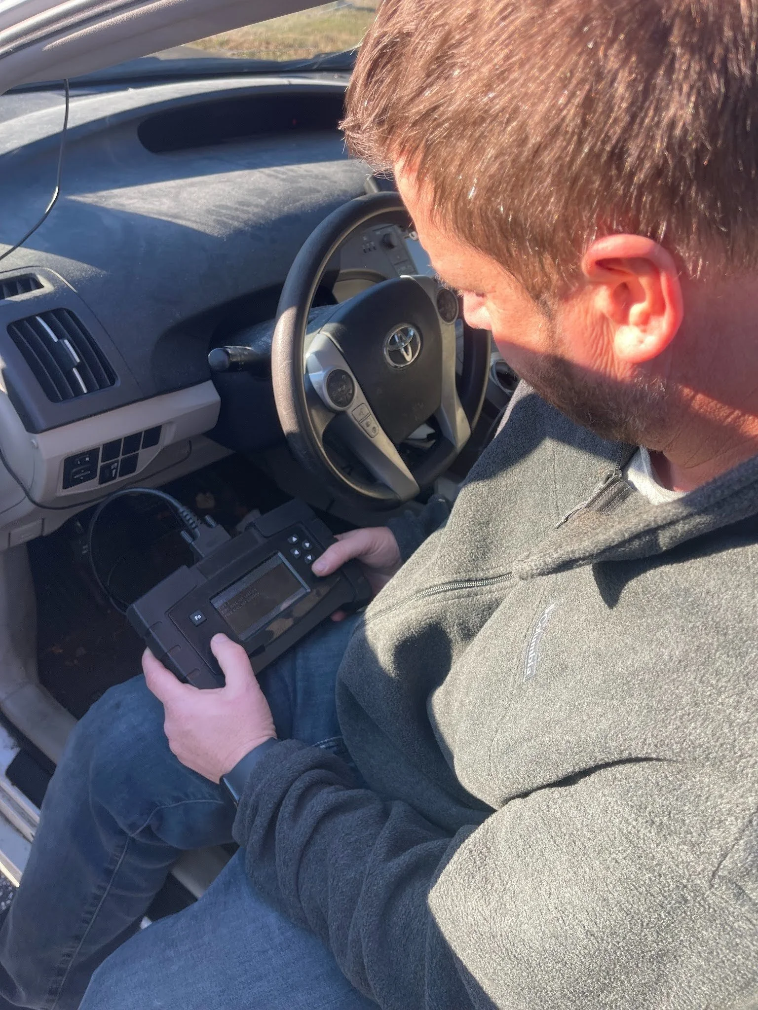 Real GBP photo showing the locksmith, mobile setup or service vehicle. A genuine working image is preferred over a polished stock-style photo.